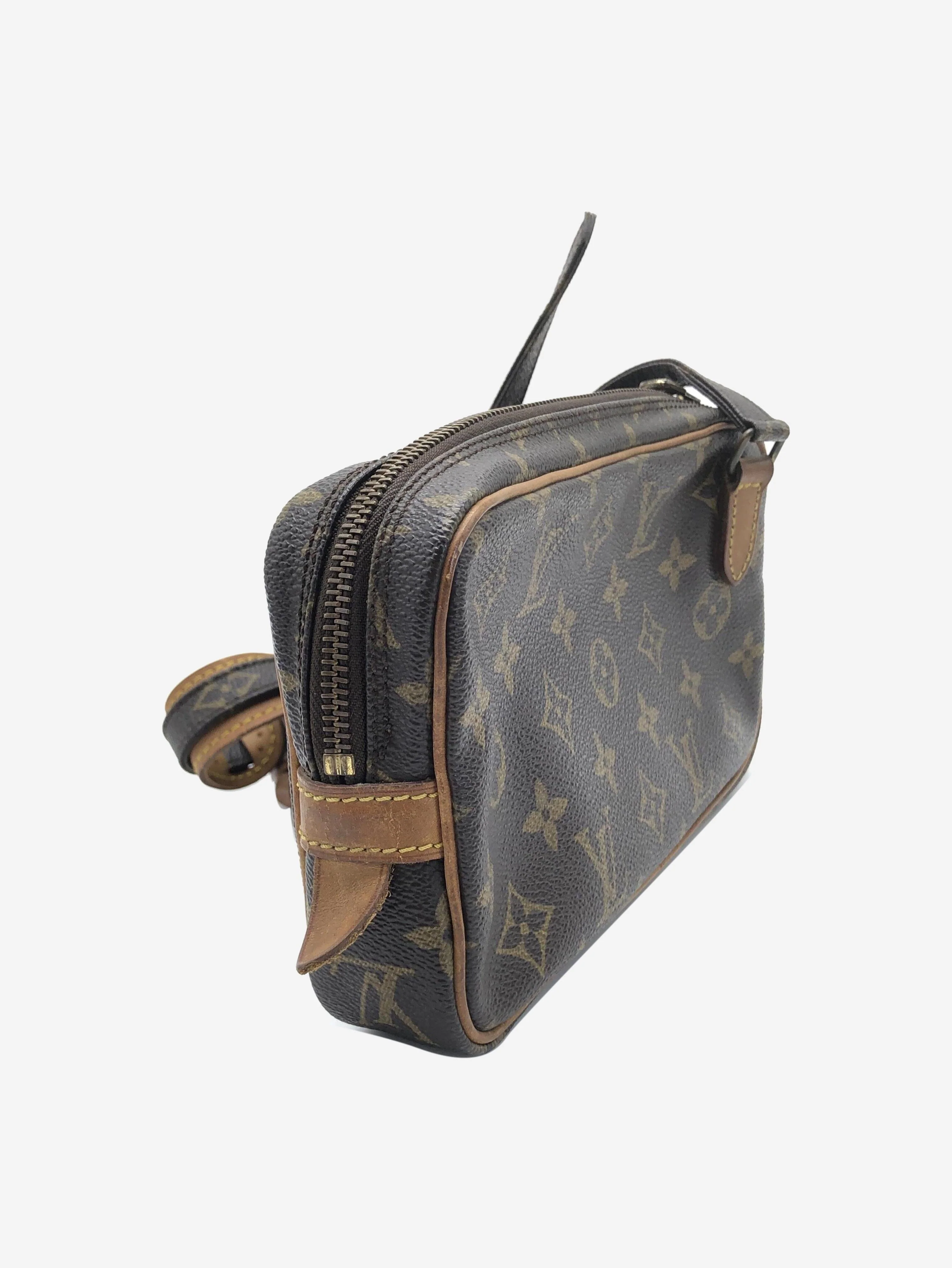 Brown vintage Monogram crossbody bag - Image 4