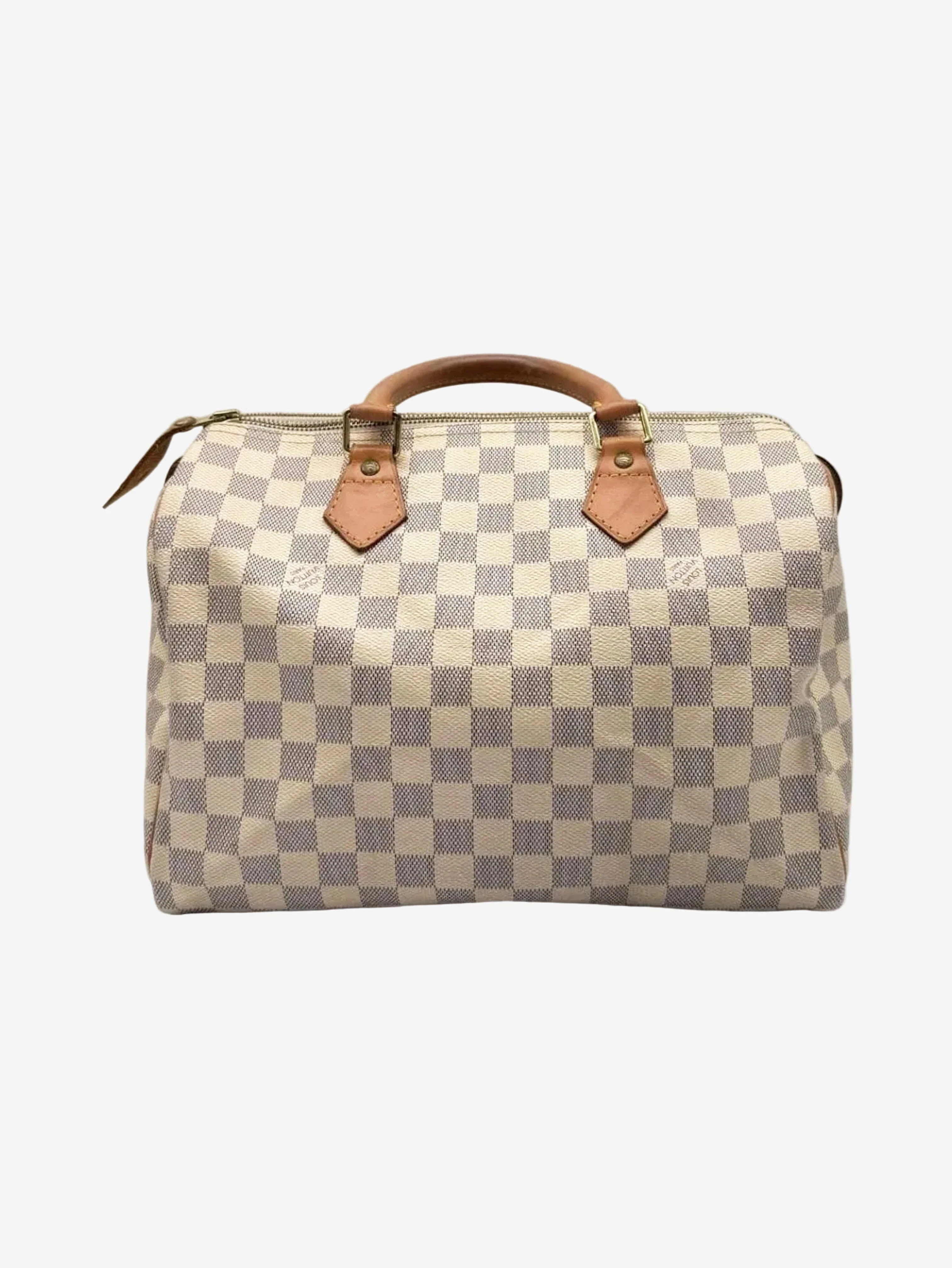Cream 2012 Damier Azure Speedy 30 bag - Image 2