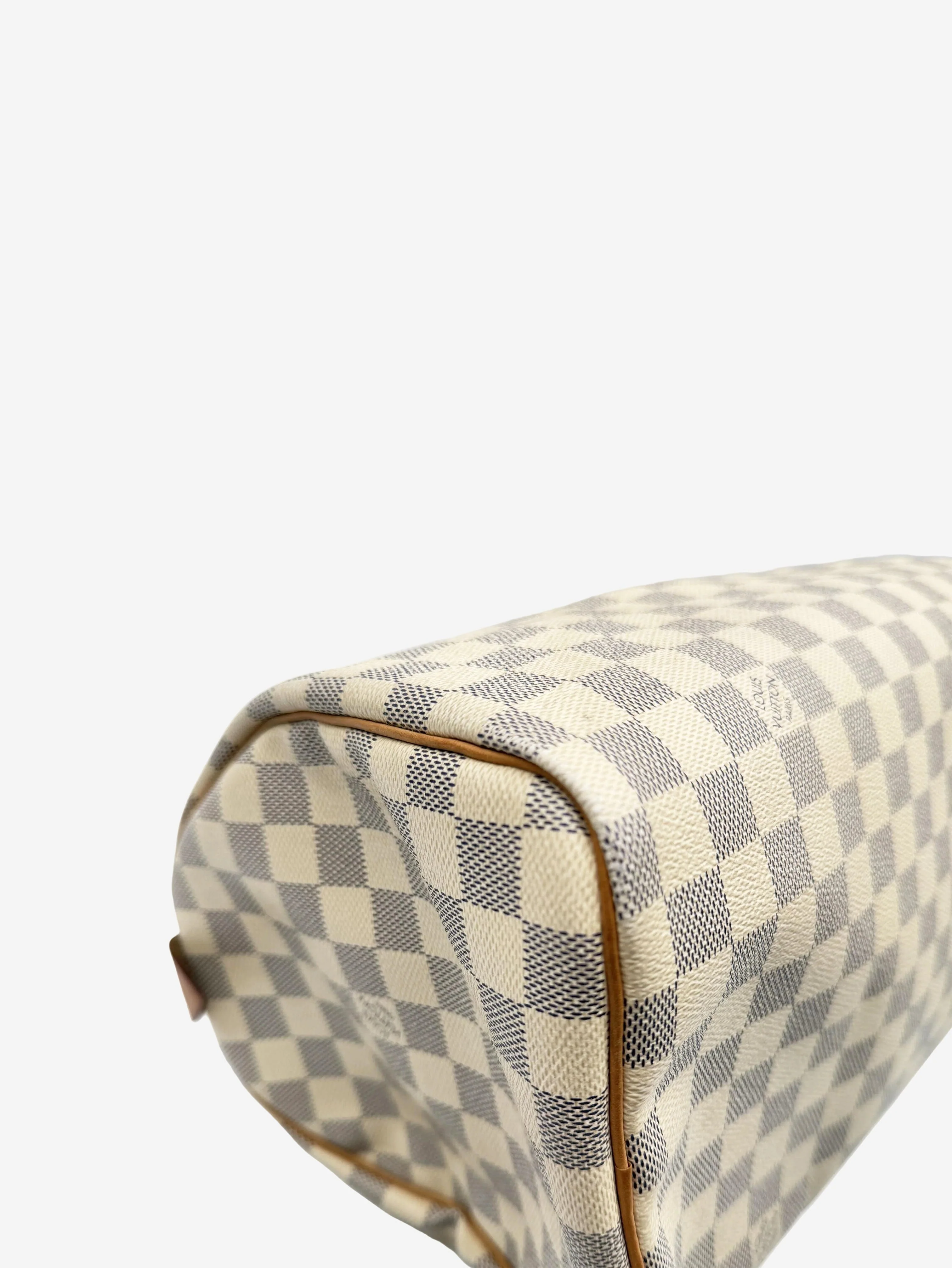 Cream 2012 Damier Azure Speedy 30 bag - Image 4