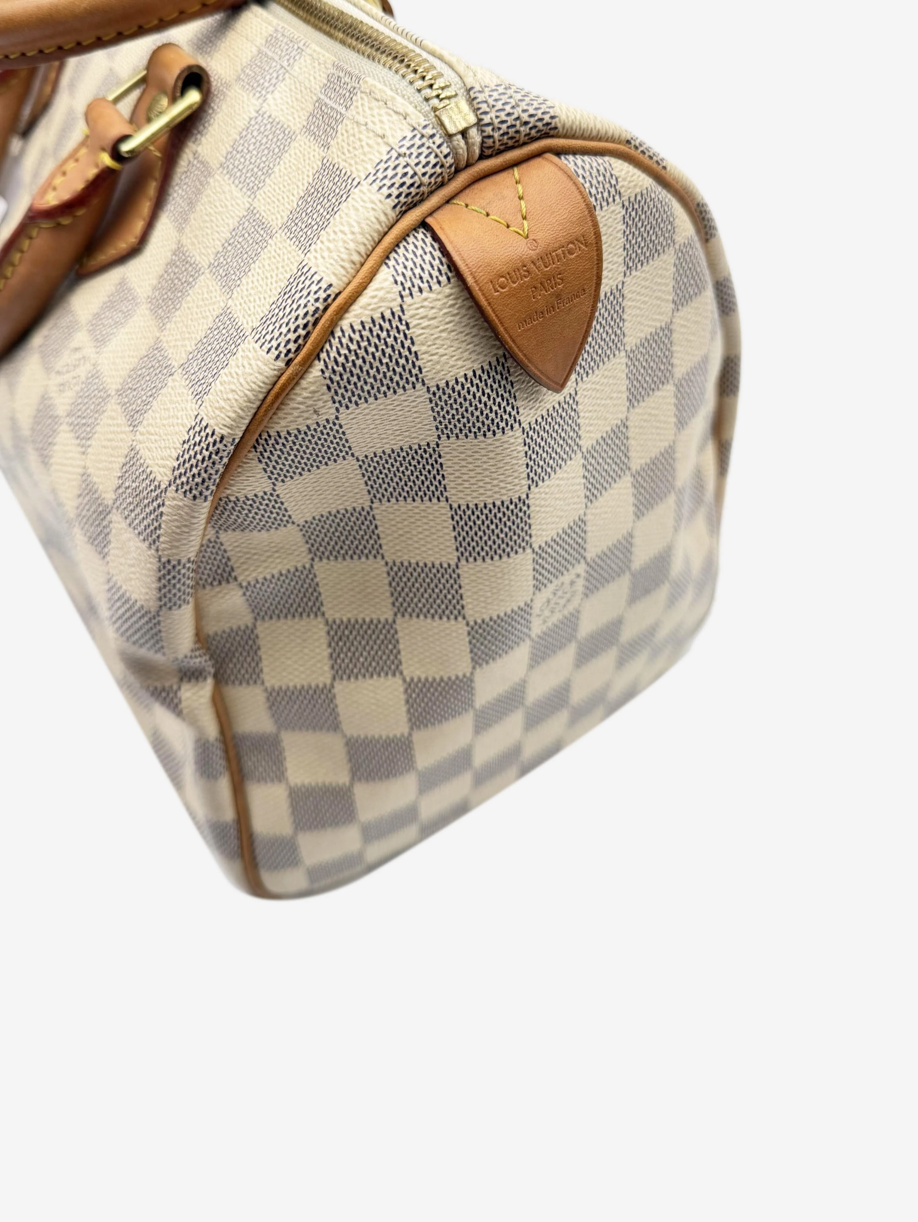 Cream 2012 Damier Azure Speedy 30 bag - Image 6