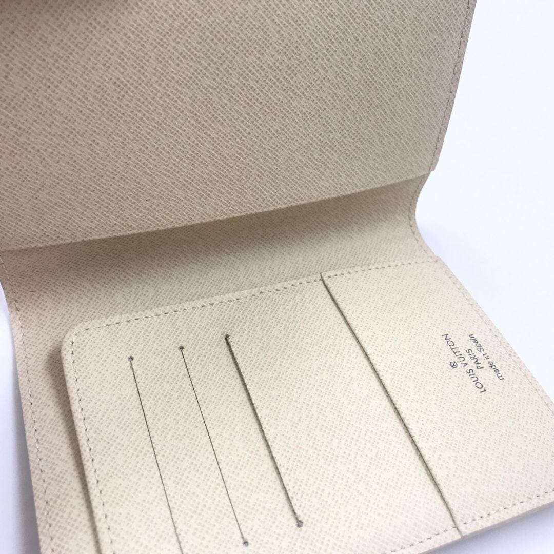 Cream Damier Azur passport cover - Image 2
