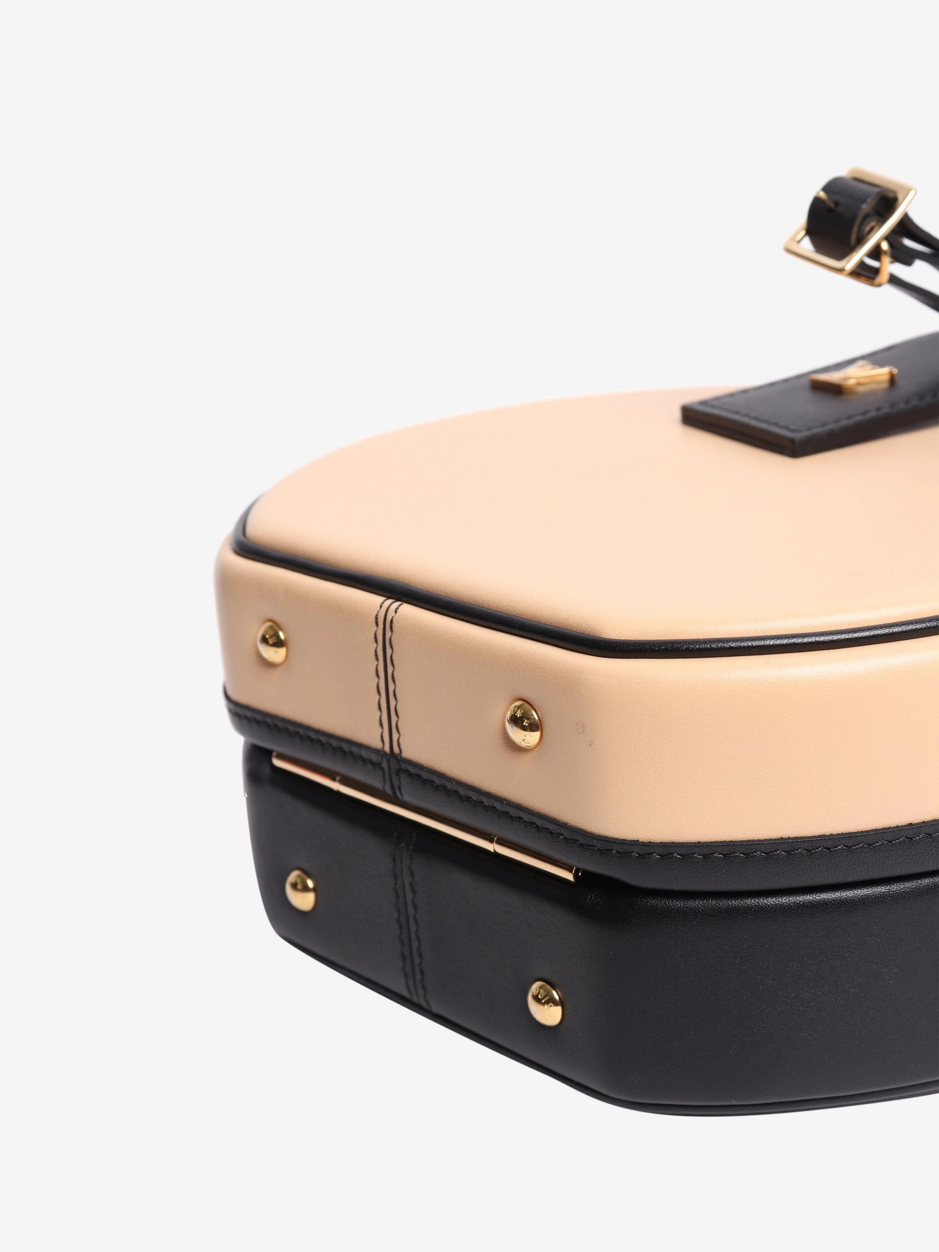 Black and beige 2018 Petite Boite Chapeau bag - Image 4