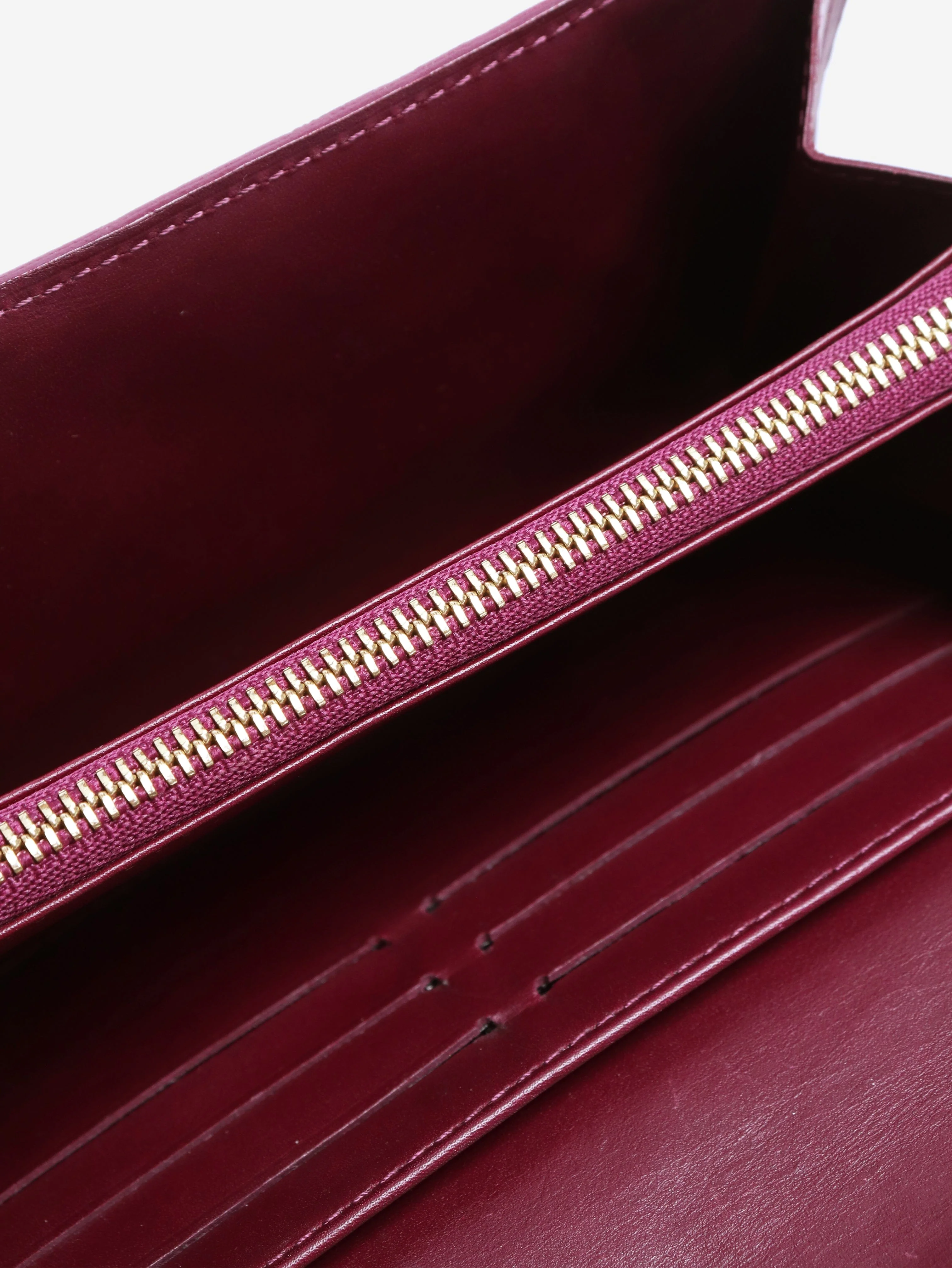 Red Sarah monogram vernis wallet - Image 5