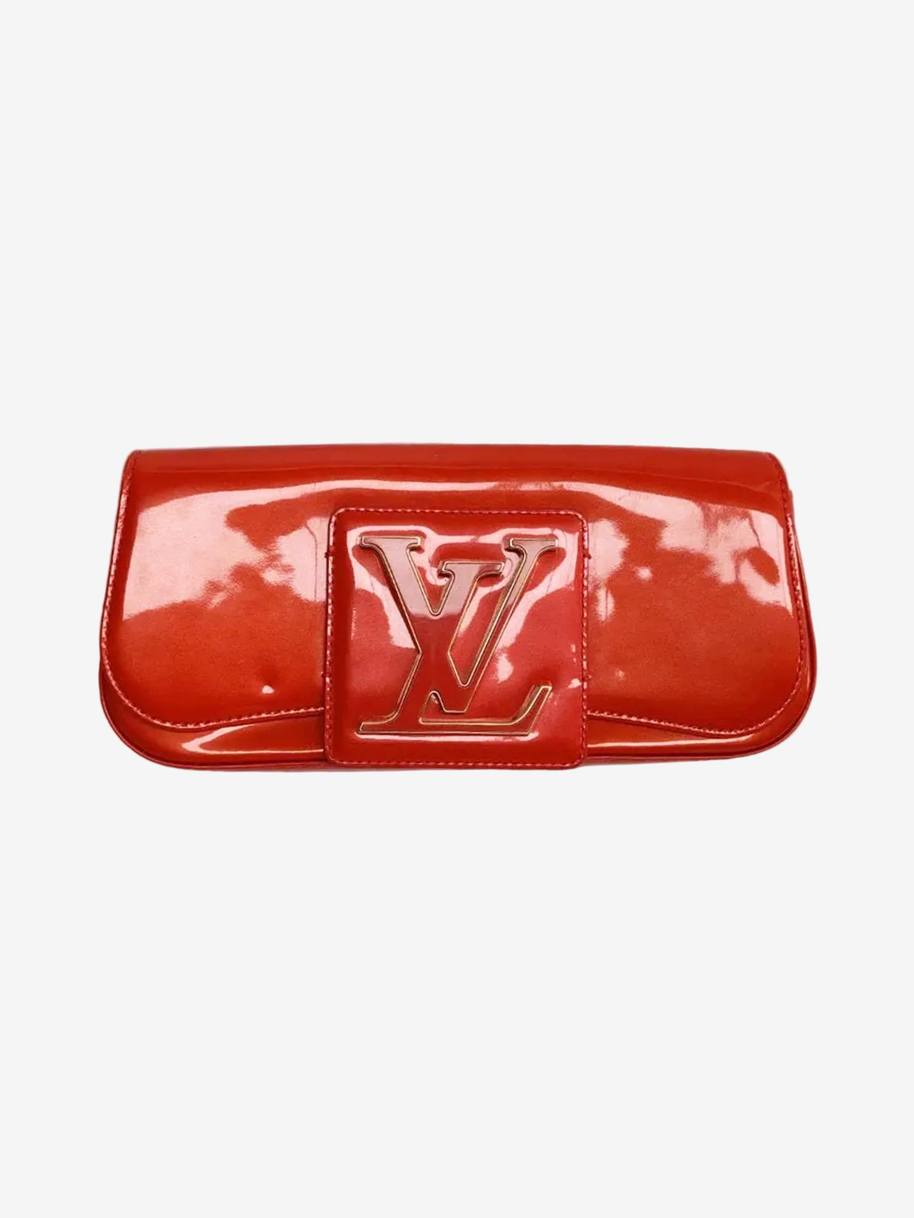 Red Sobe patent clutch