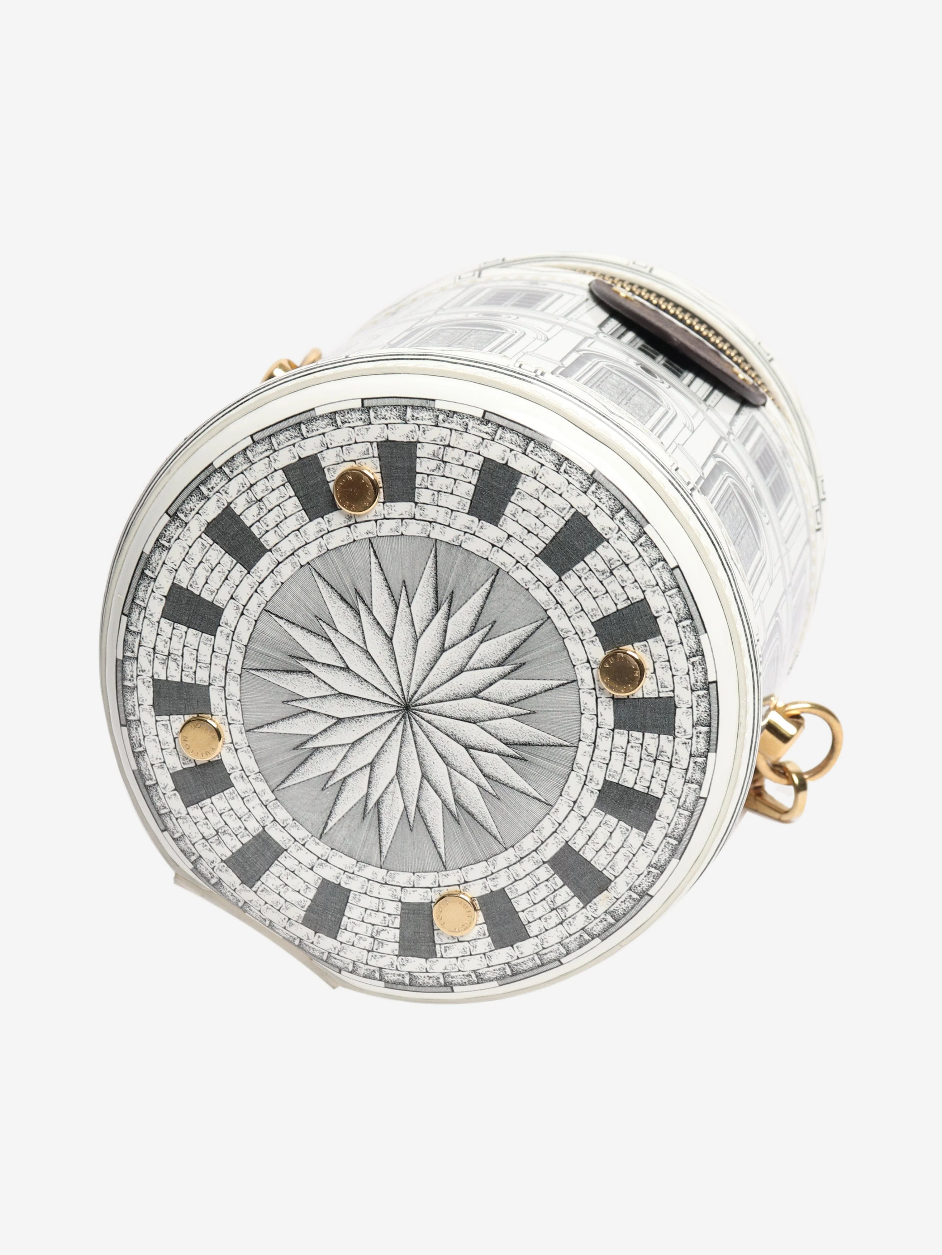 White Fornisetti Architettura Cannes Vase bag - Image 7
