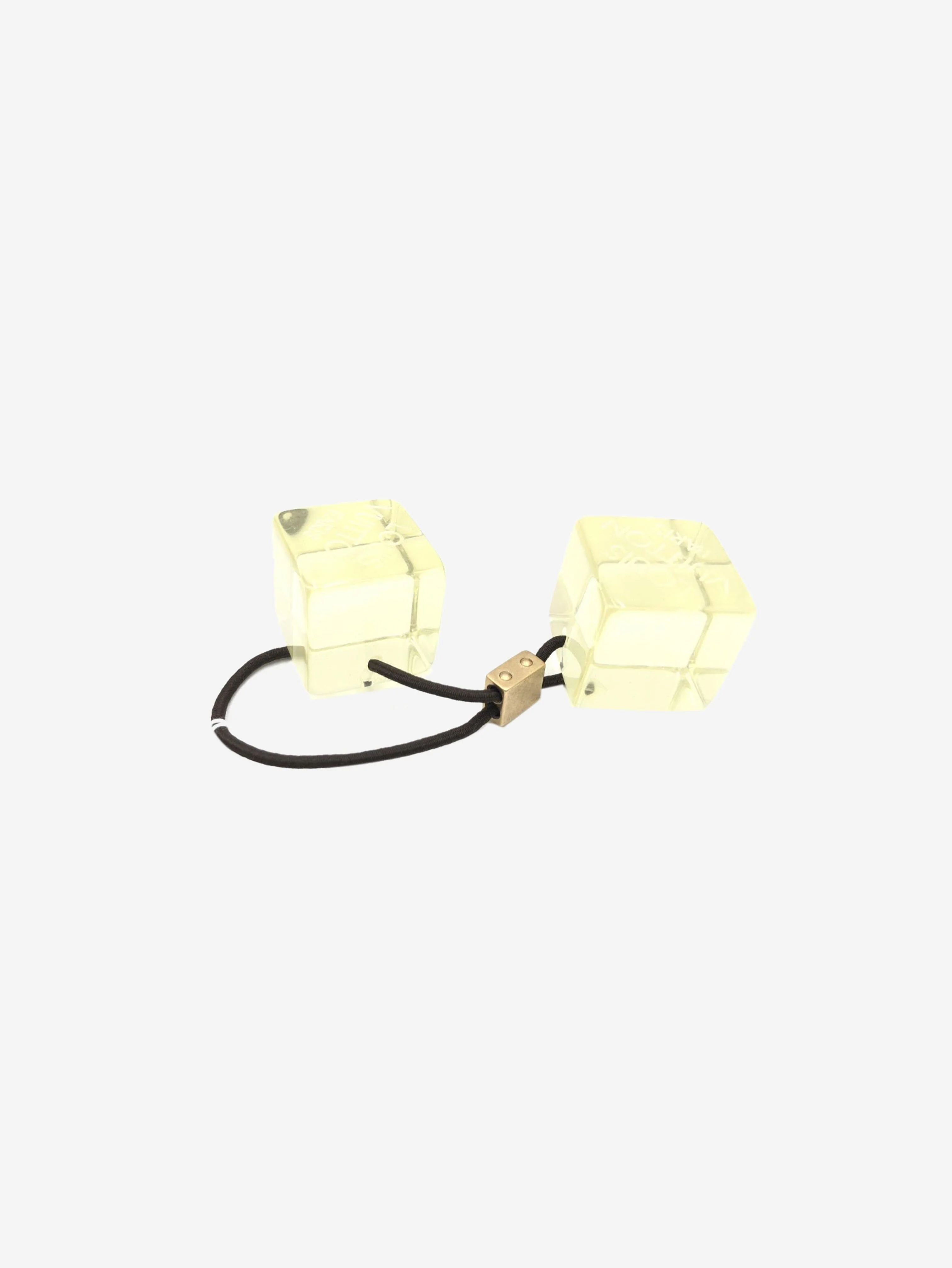 Yellow cube hair tie - Image 2