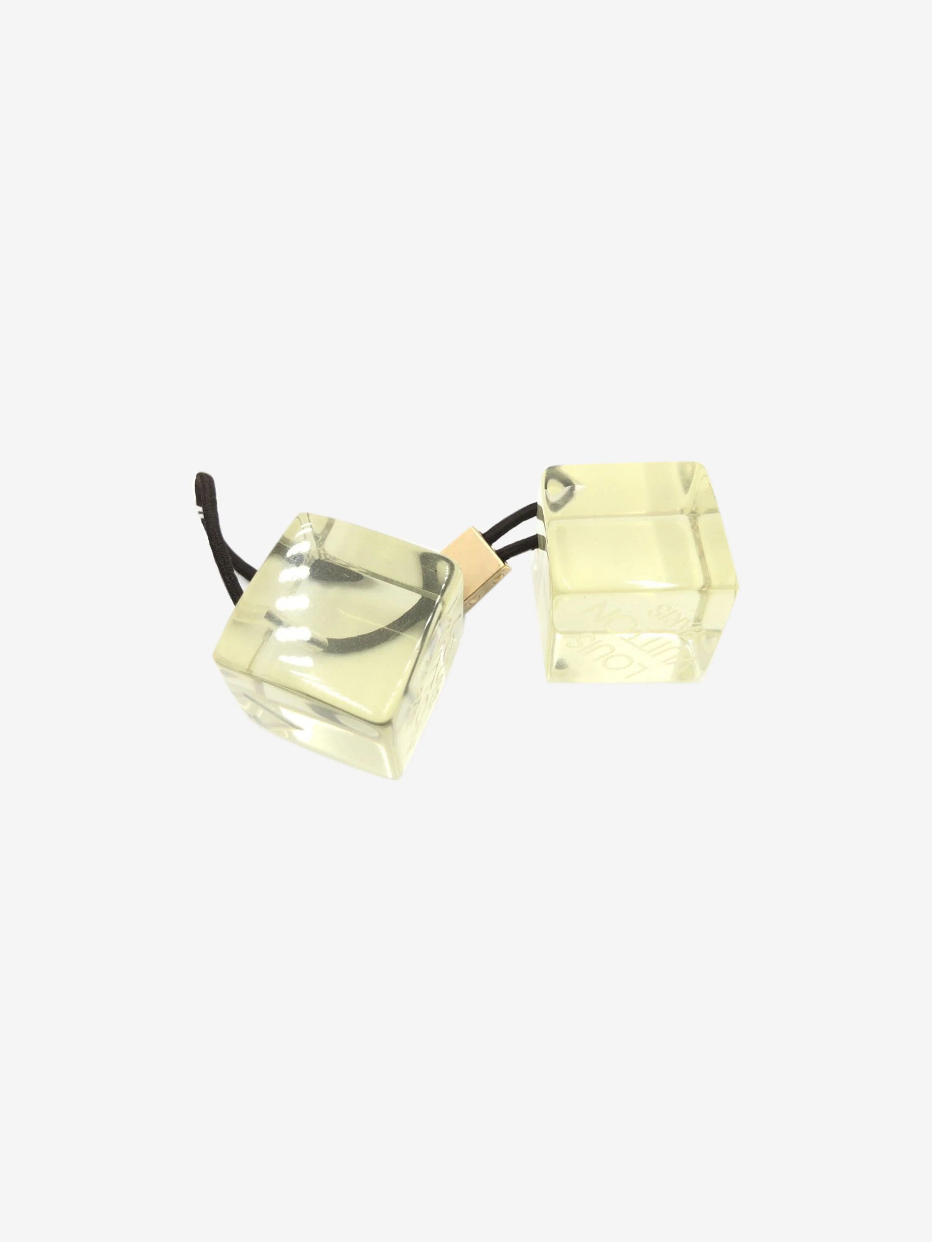 Yellow cube hair tie - Image 3