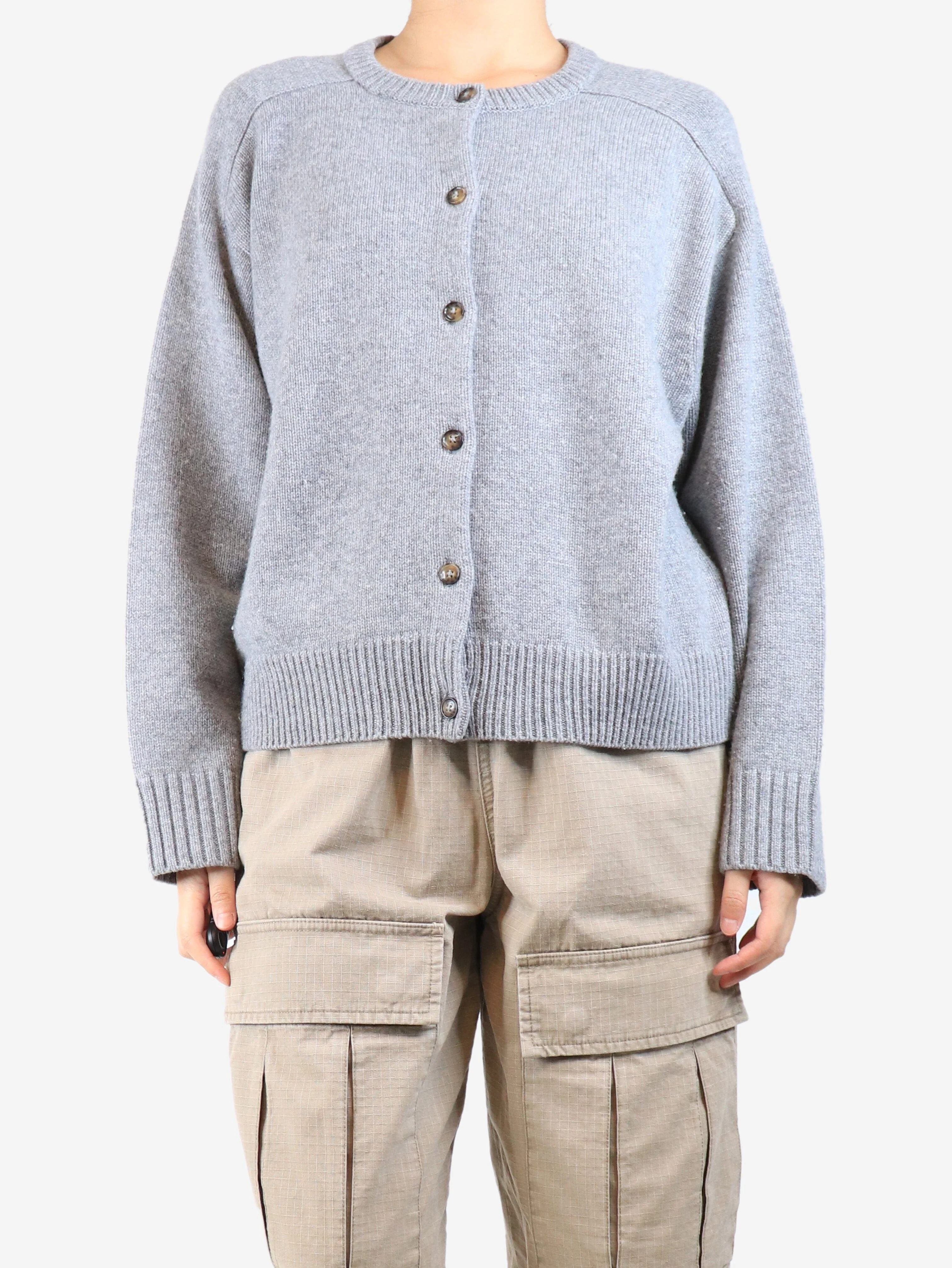 Grey Aidar cardigan - size M