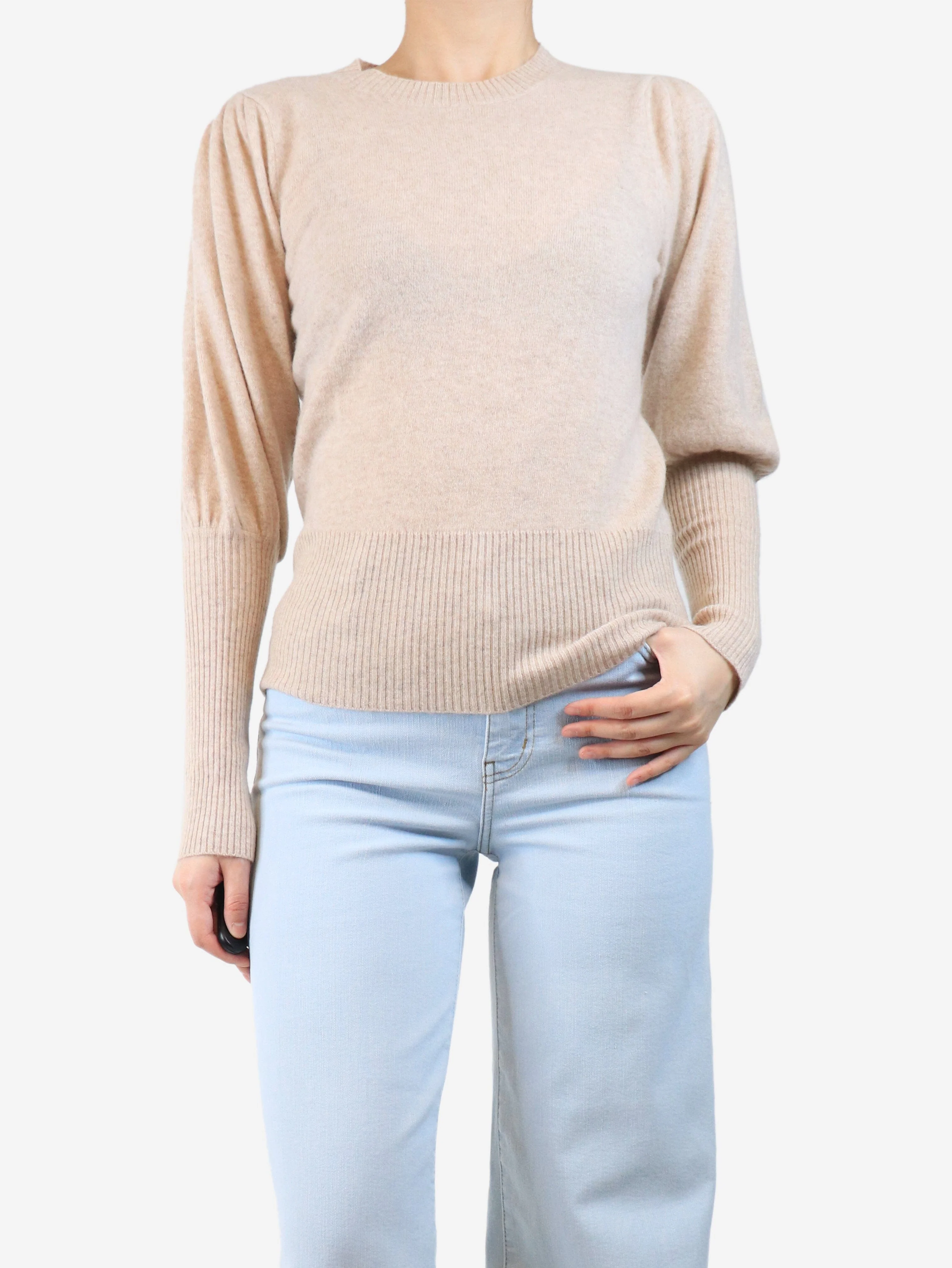 Neutral crewneck jumper - size S - Image 3