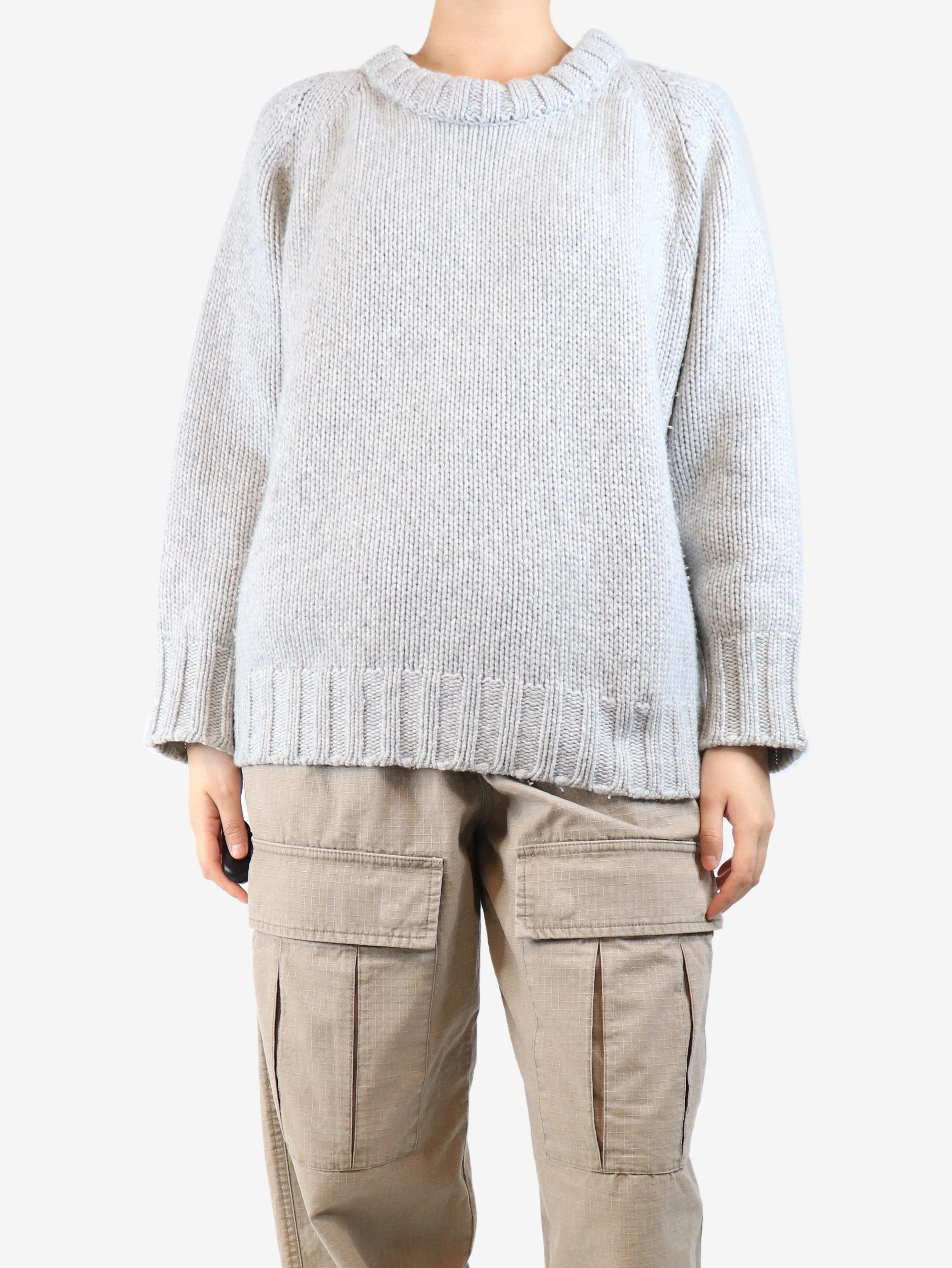 Grey cashmere jumper - size M