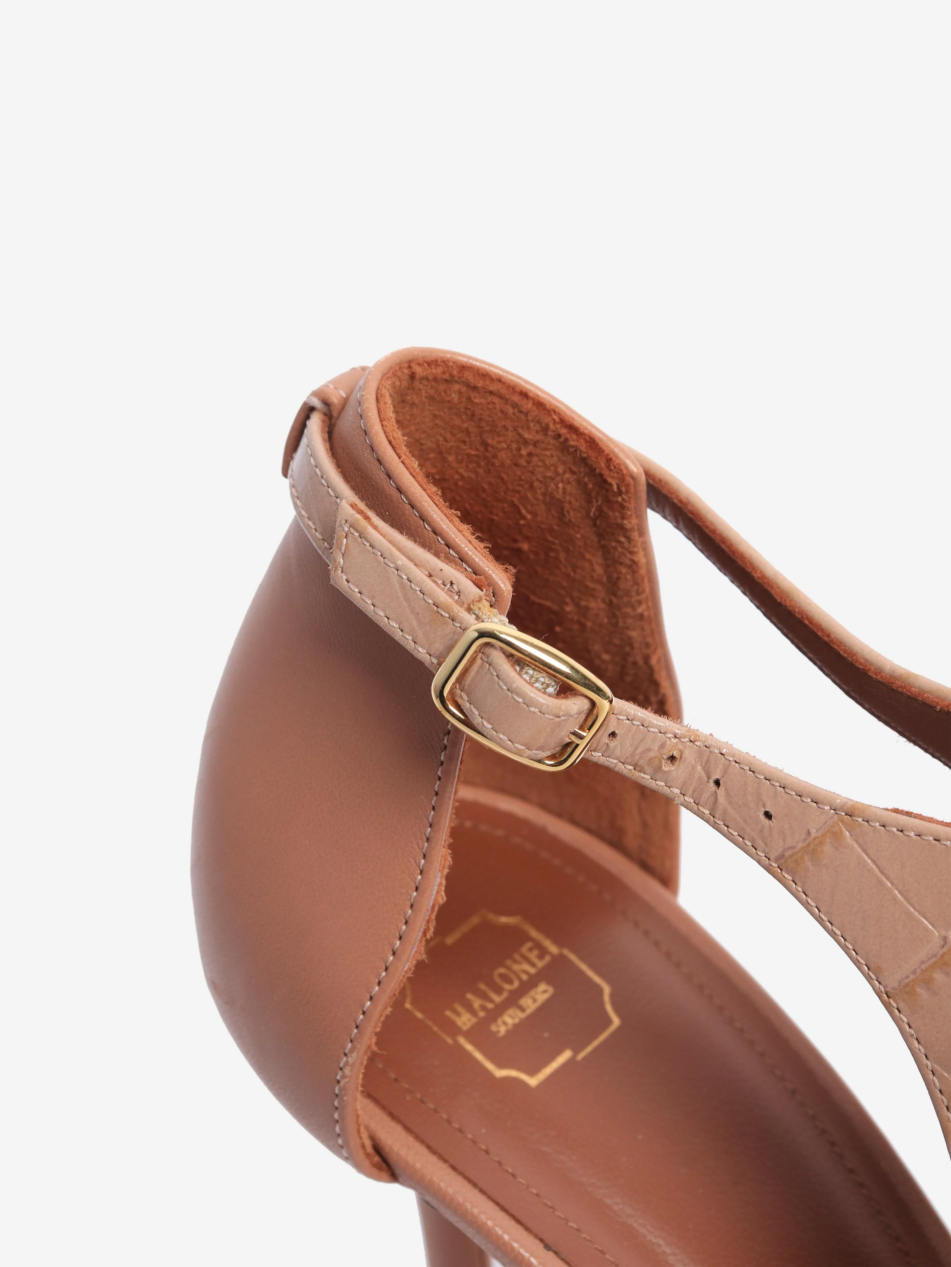 Neutral lace up heels - size EU 40 (UK 7) - Image 4