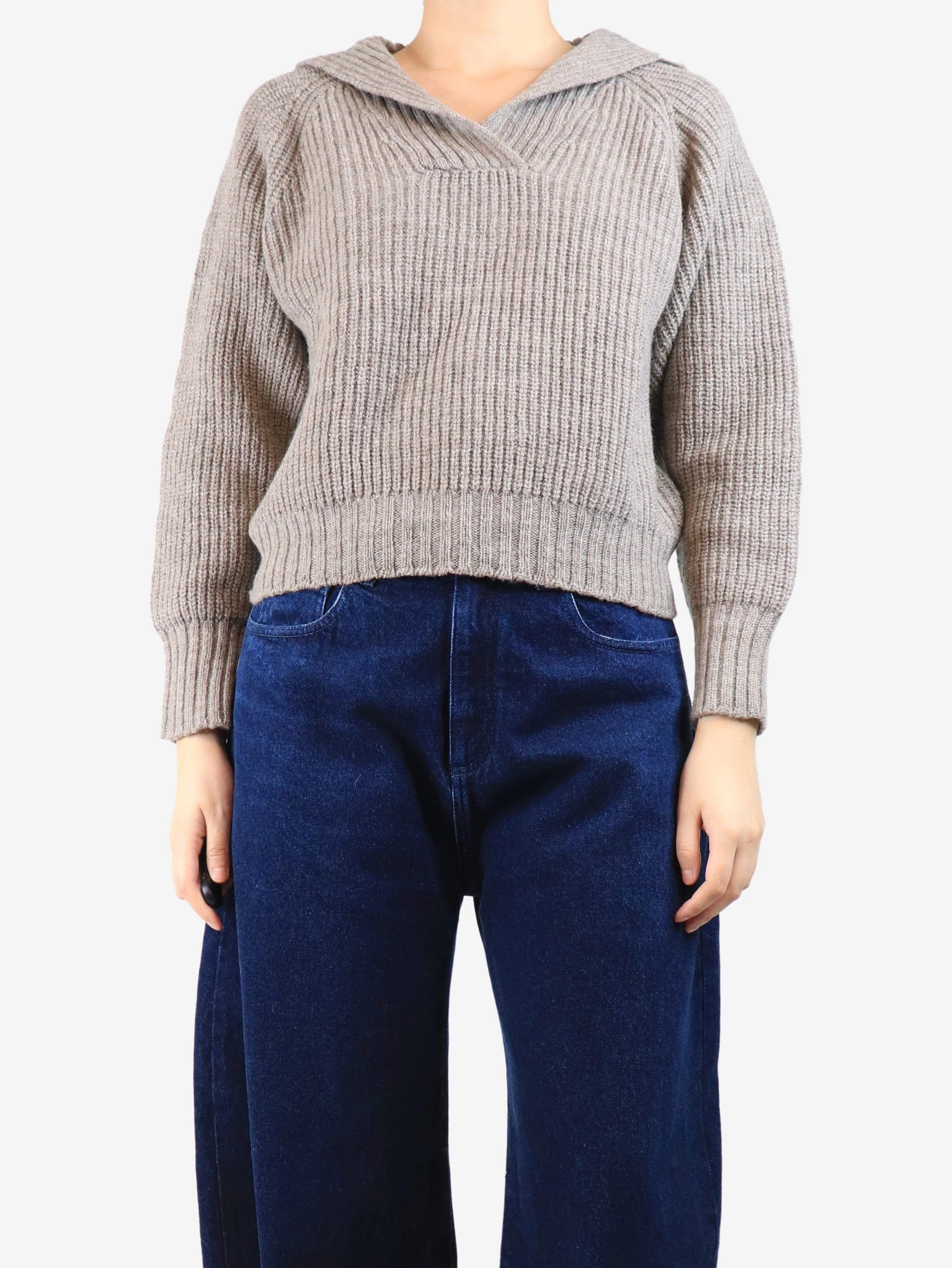 Taupe sweater - size M - Image 2