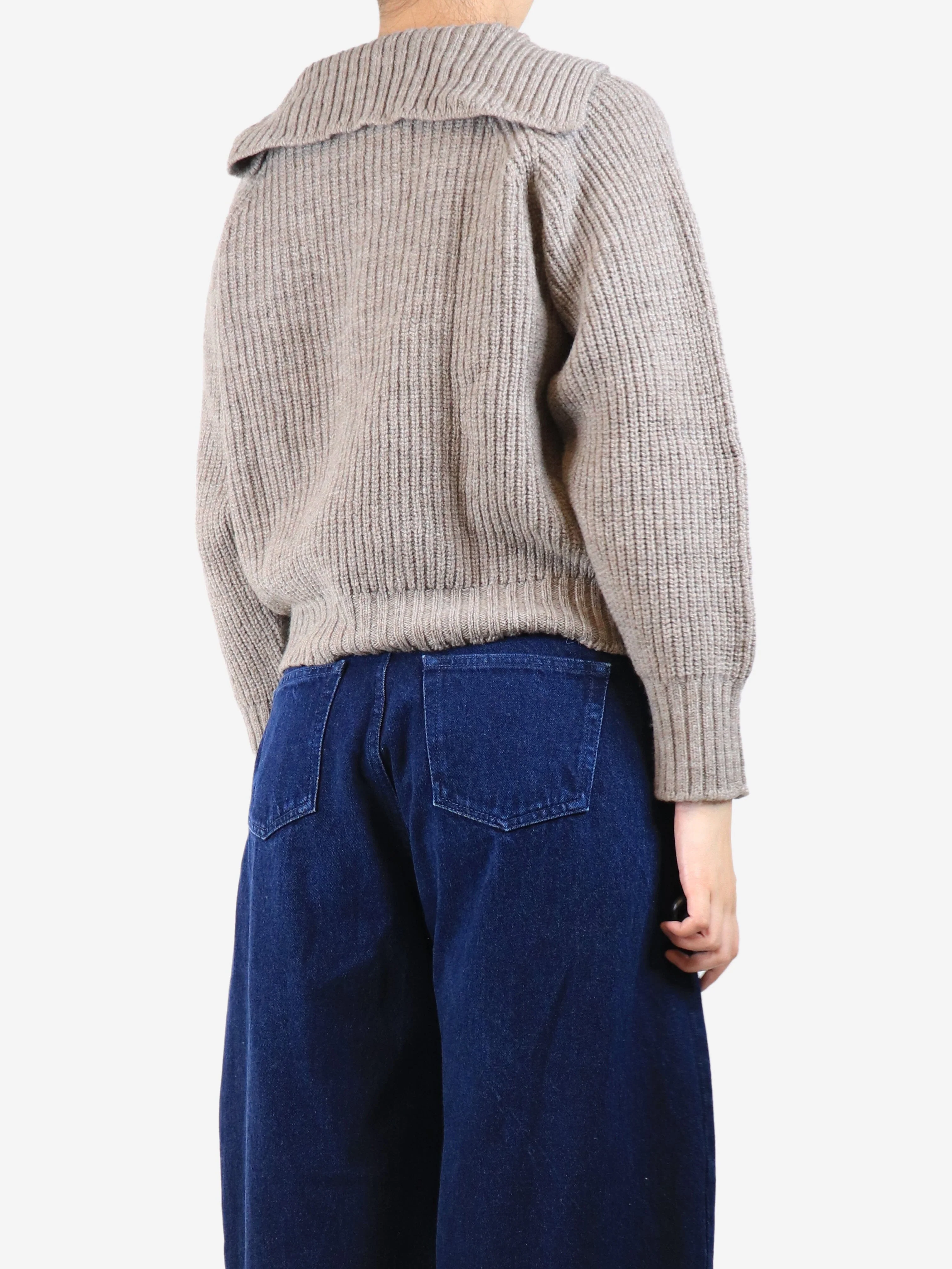Taupe sweater - size M - Image 3