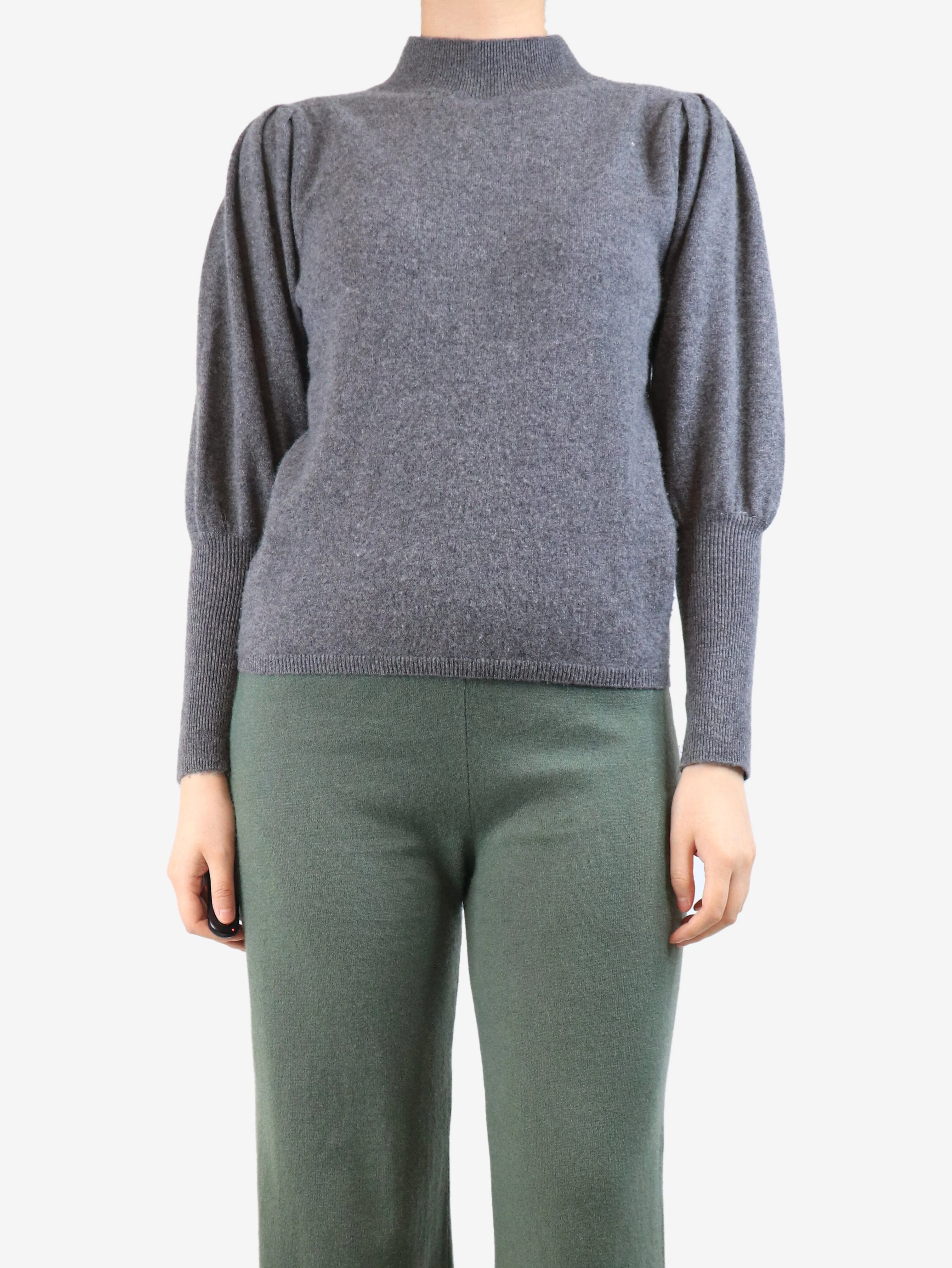 Grey cashmere jumper - size S