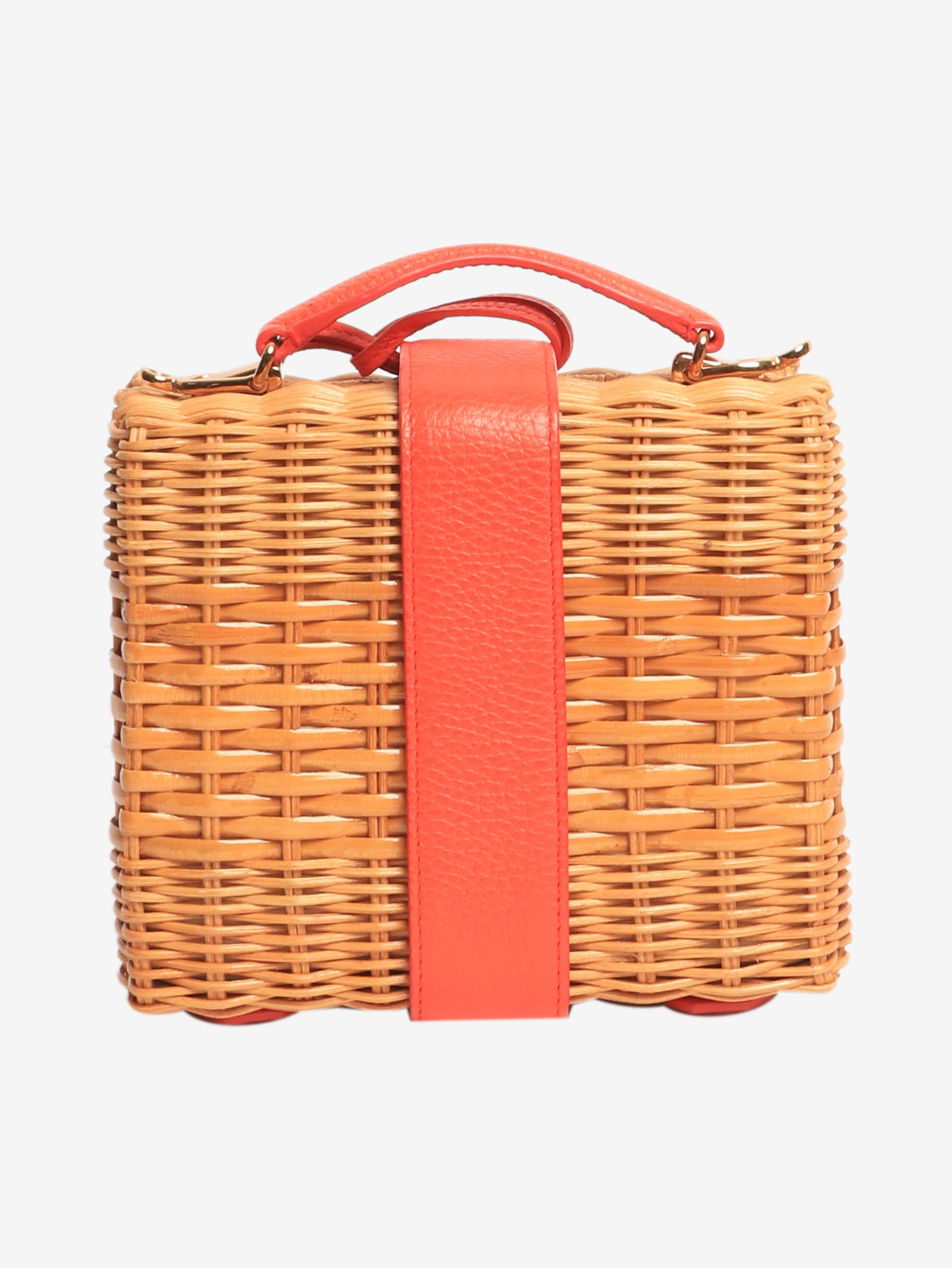 Neutral Rattan Basket bag - Image 4