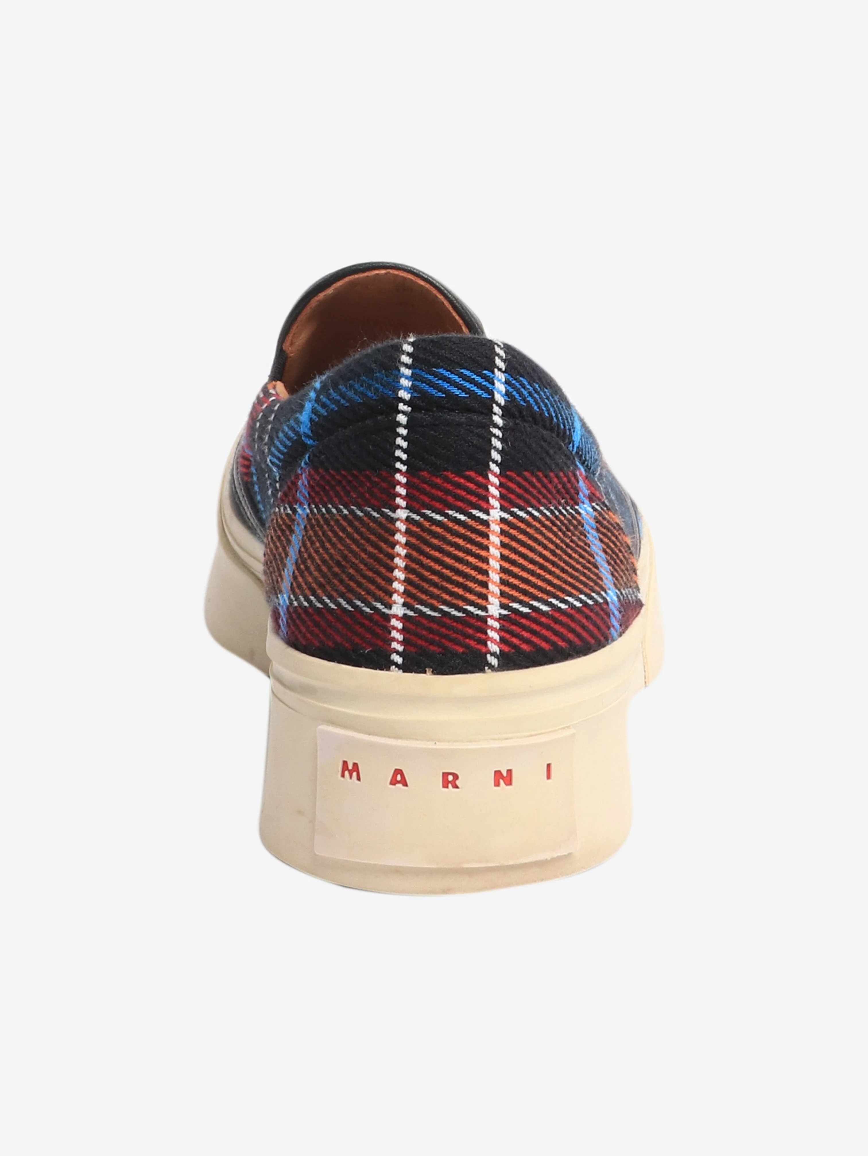 Black plaid slip-on shoes - size EU 40 - Image 3