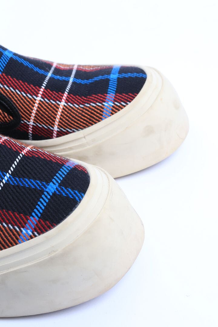 Black plaid slip-on shoes - size EU 40 - Image 4