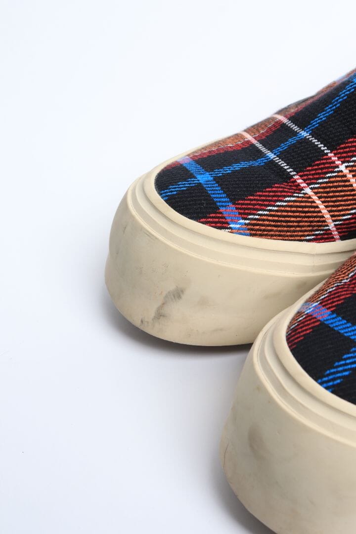Black plaid slip-on shoes - size EU 40 - Image 5