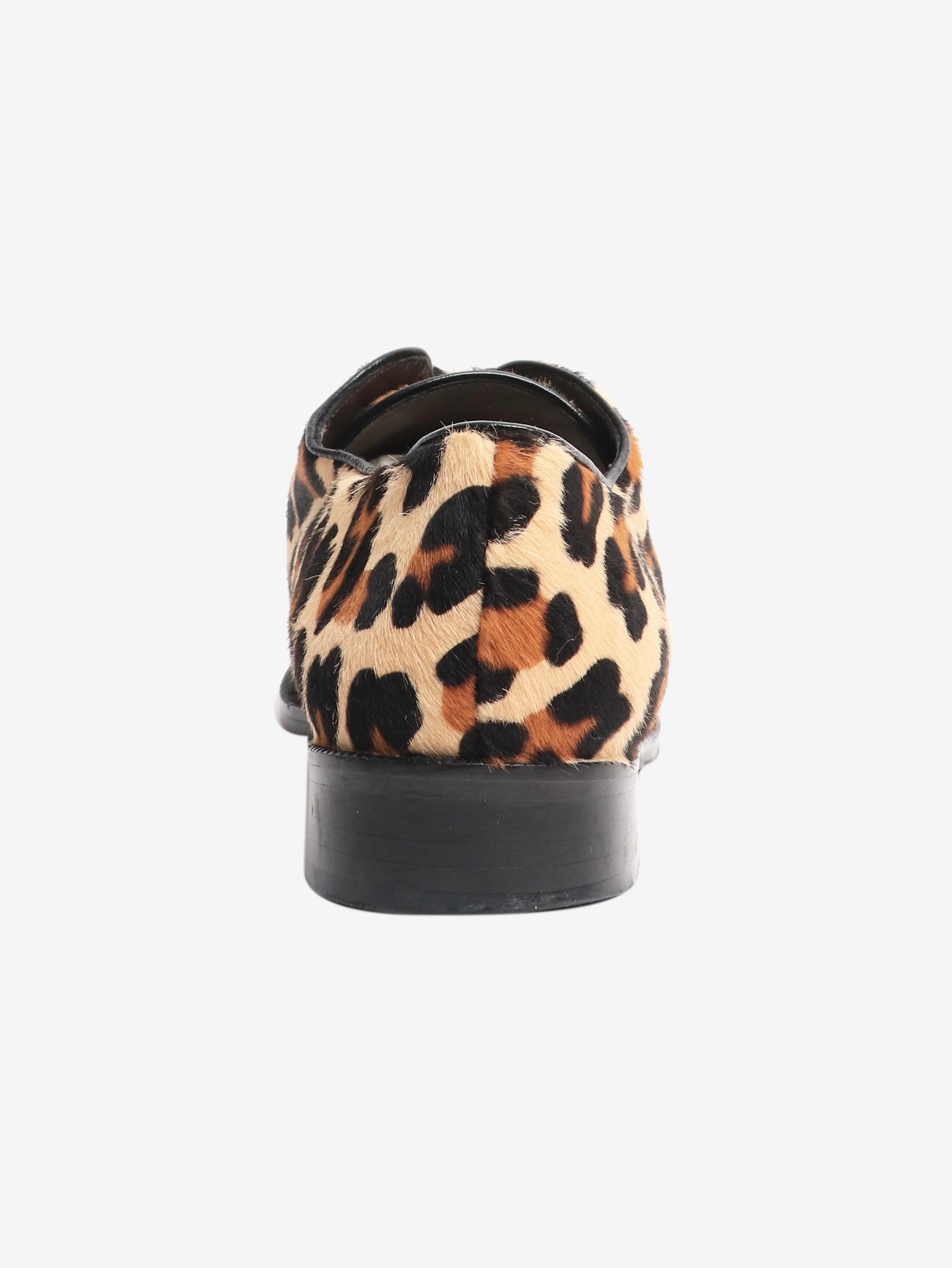 Neutral leopard print calf-hair shoes - size EU 40 - Image 3