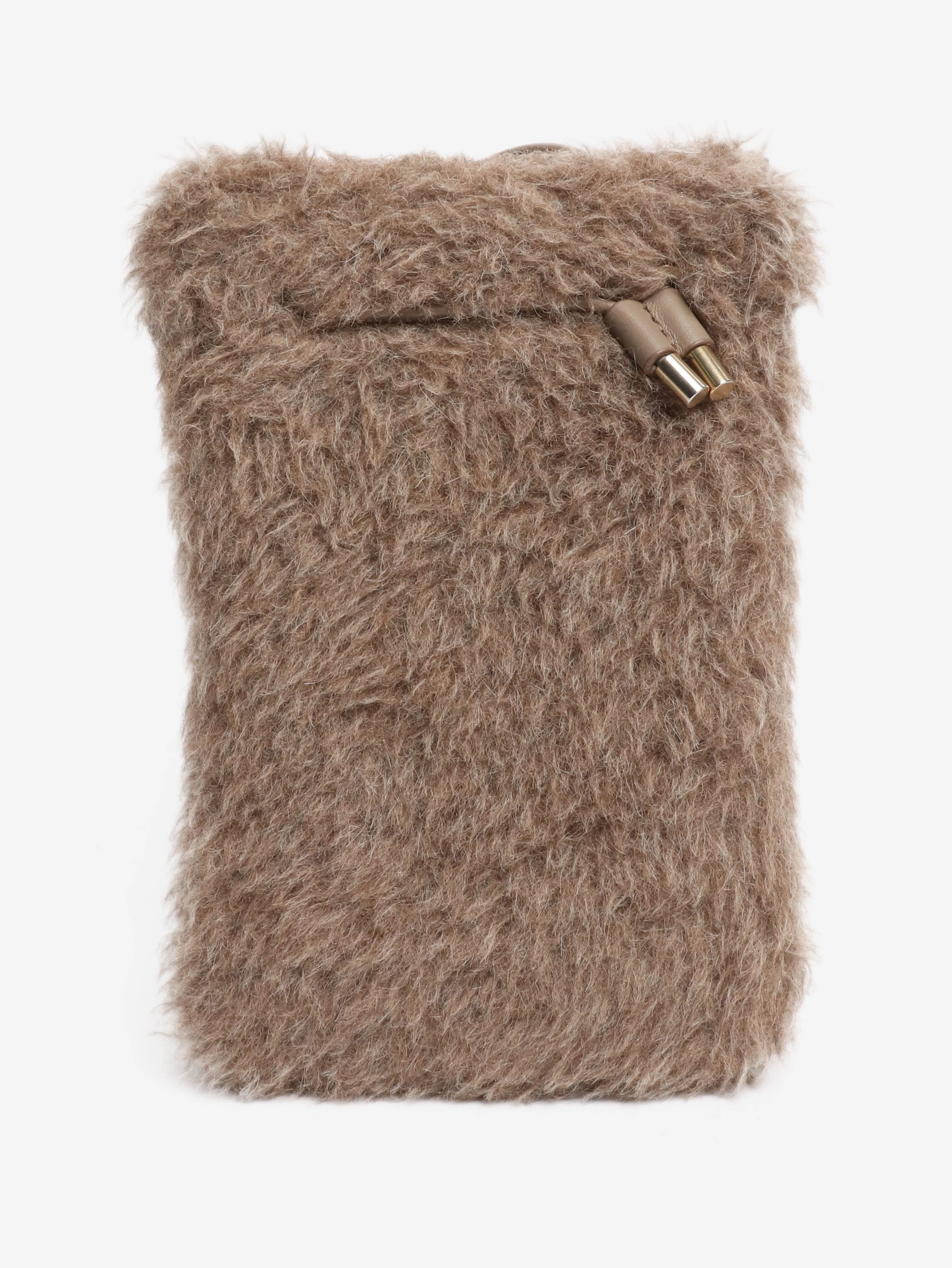 Brown Crossy teddy phone pouch - Image 2
