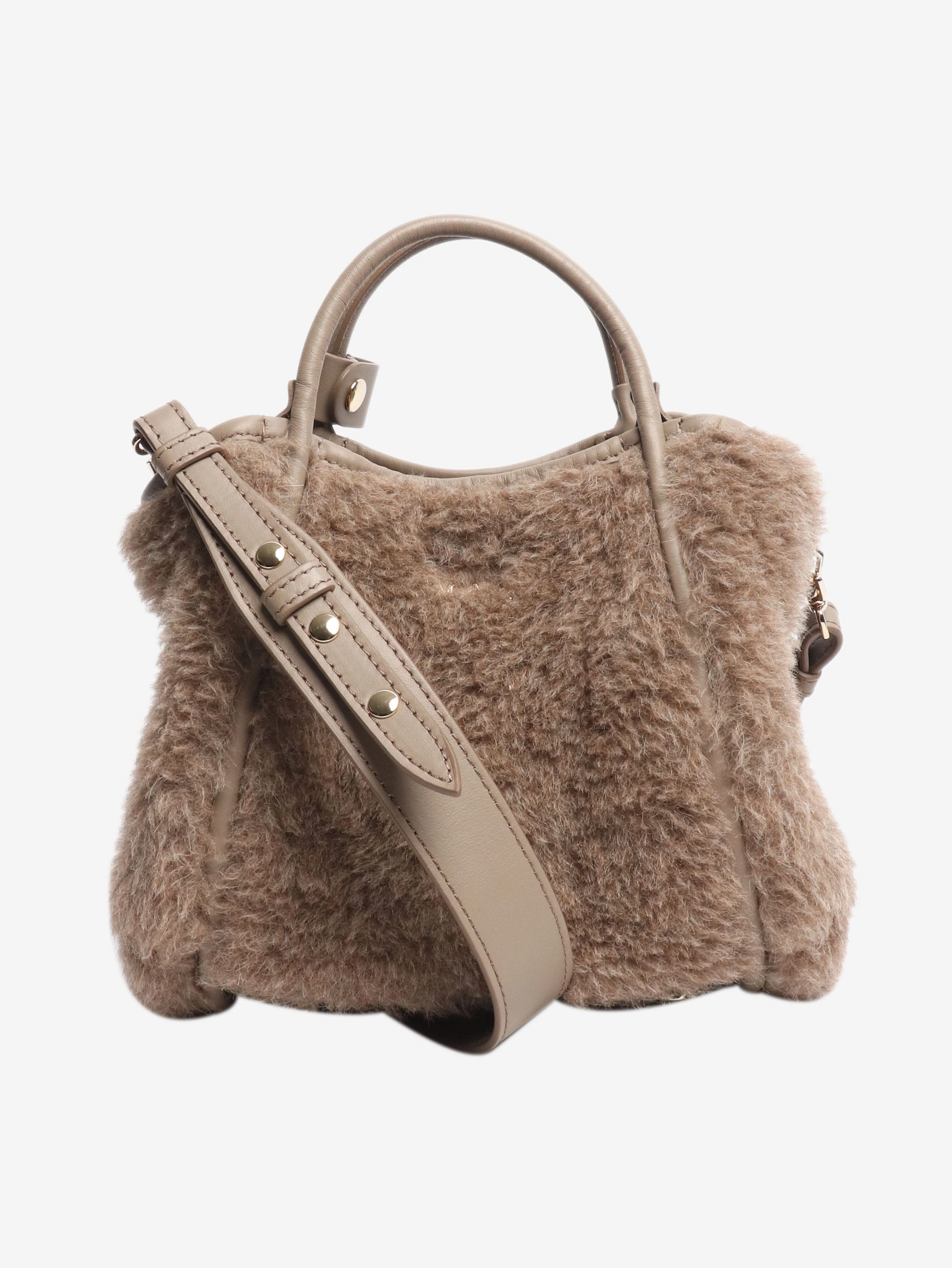 Brown Marine teddy bag