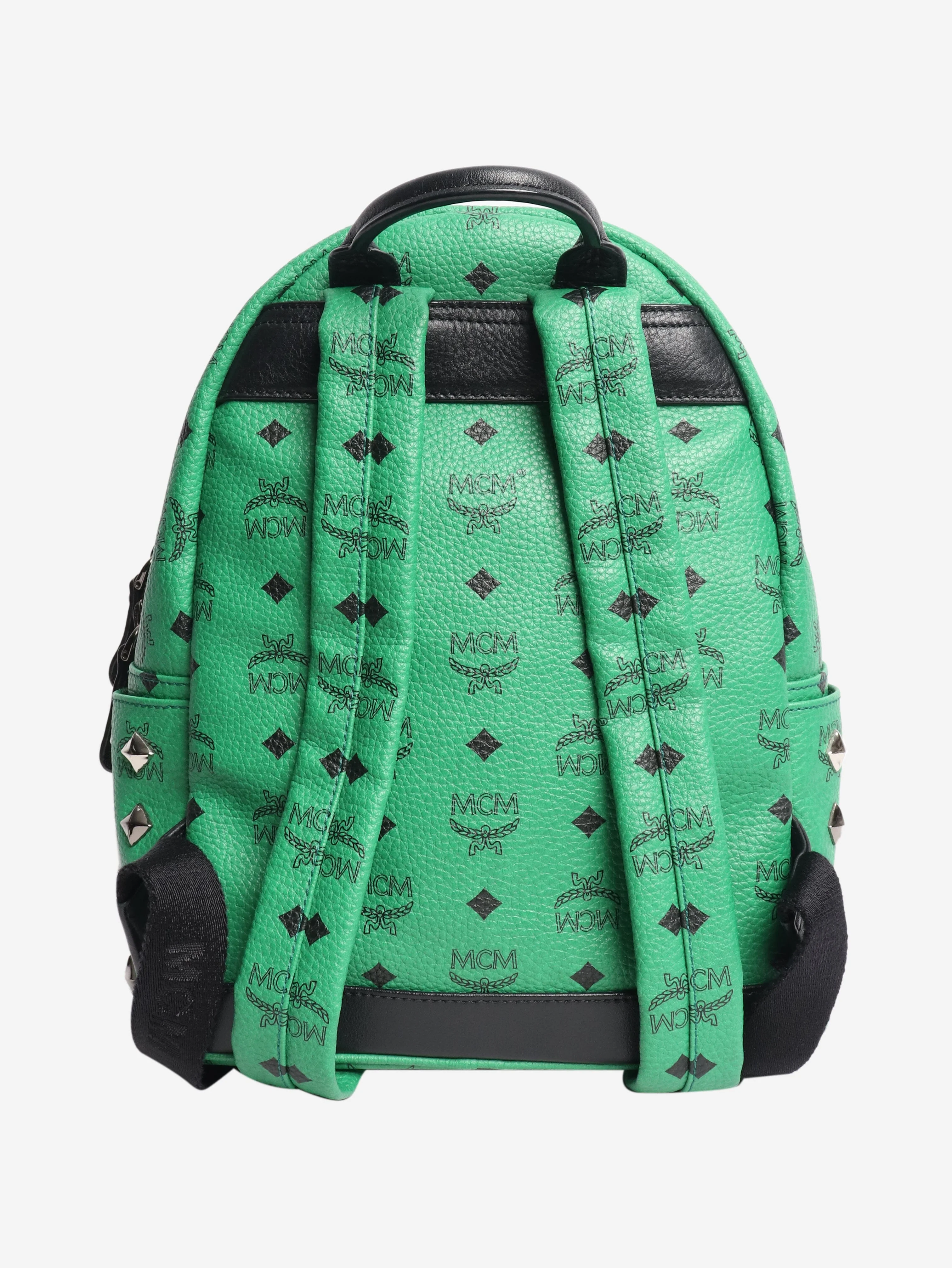 Green studded backpack - Image 4