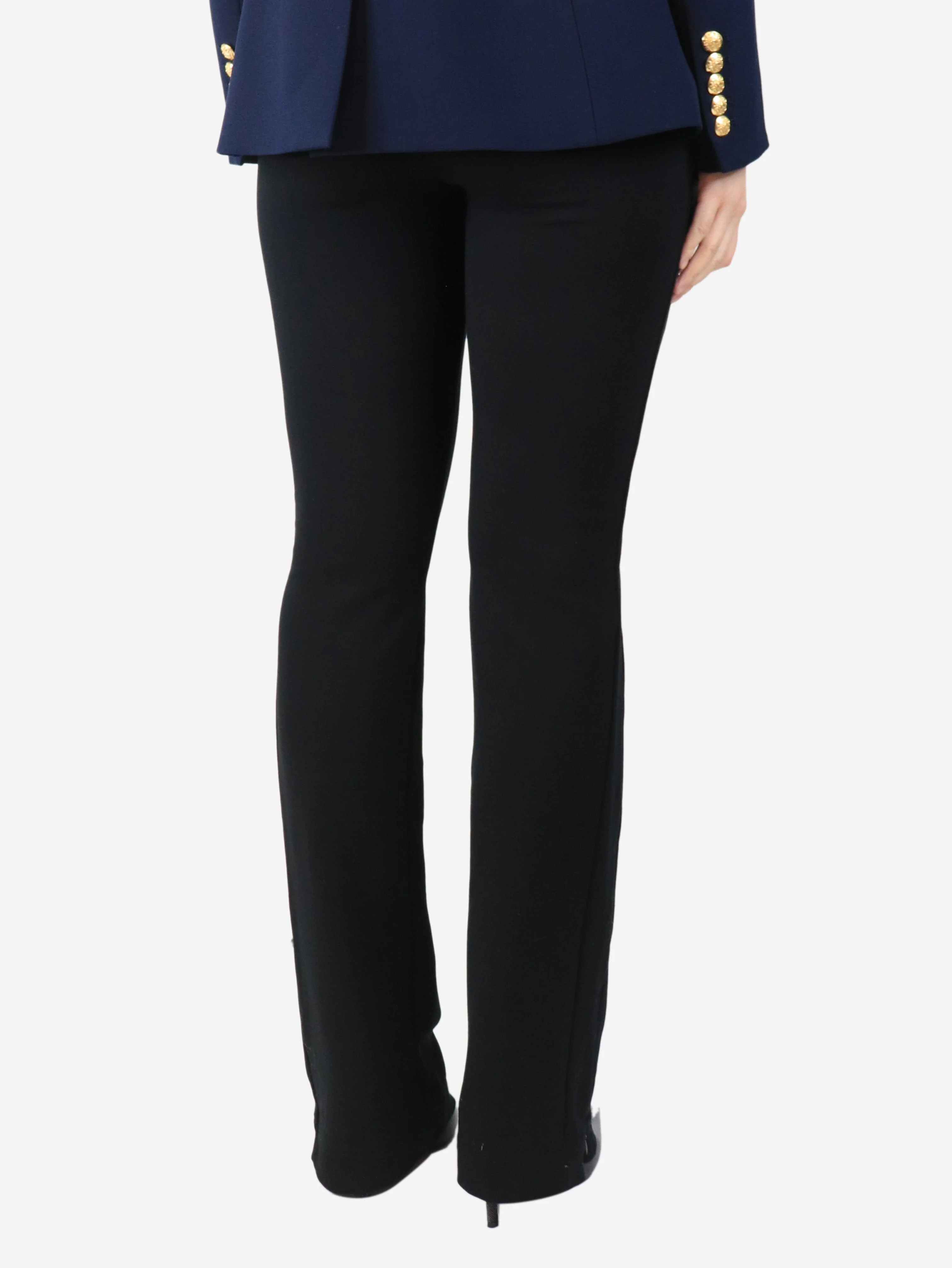 Black Leggings style trousers - size UK 8 - Image 3