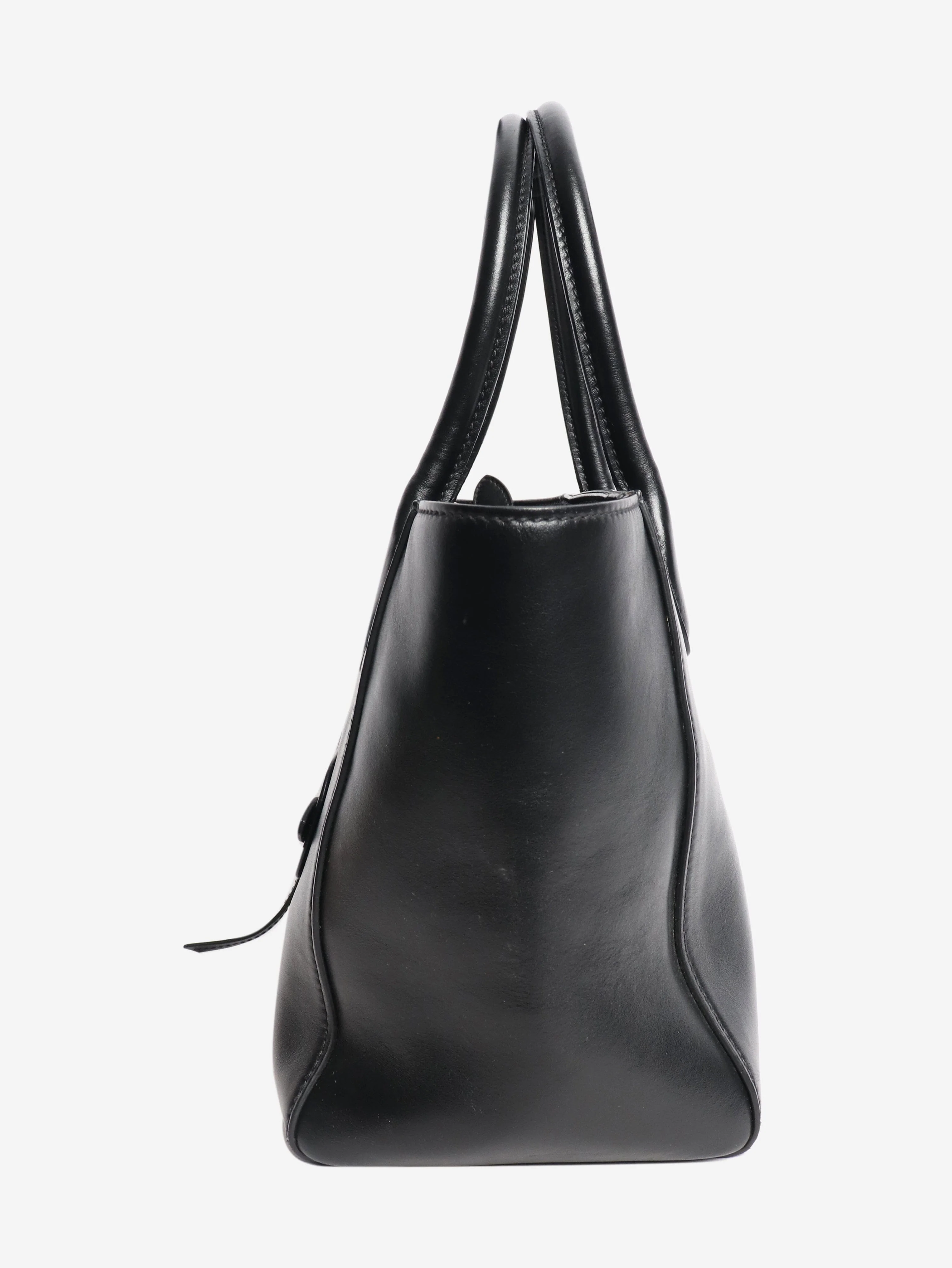 Black Madras top handle bag - Image 2