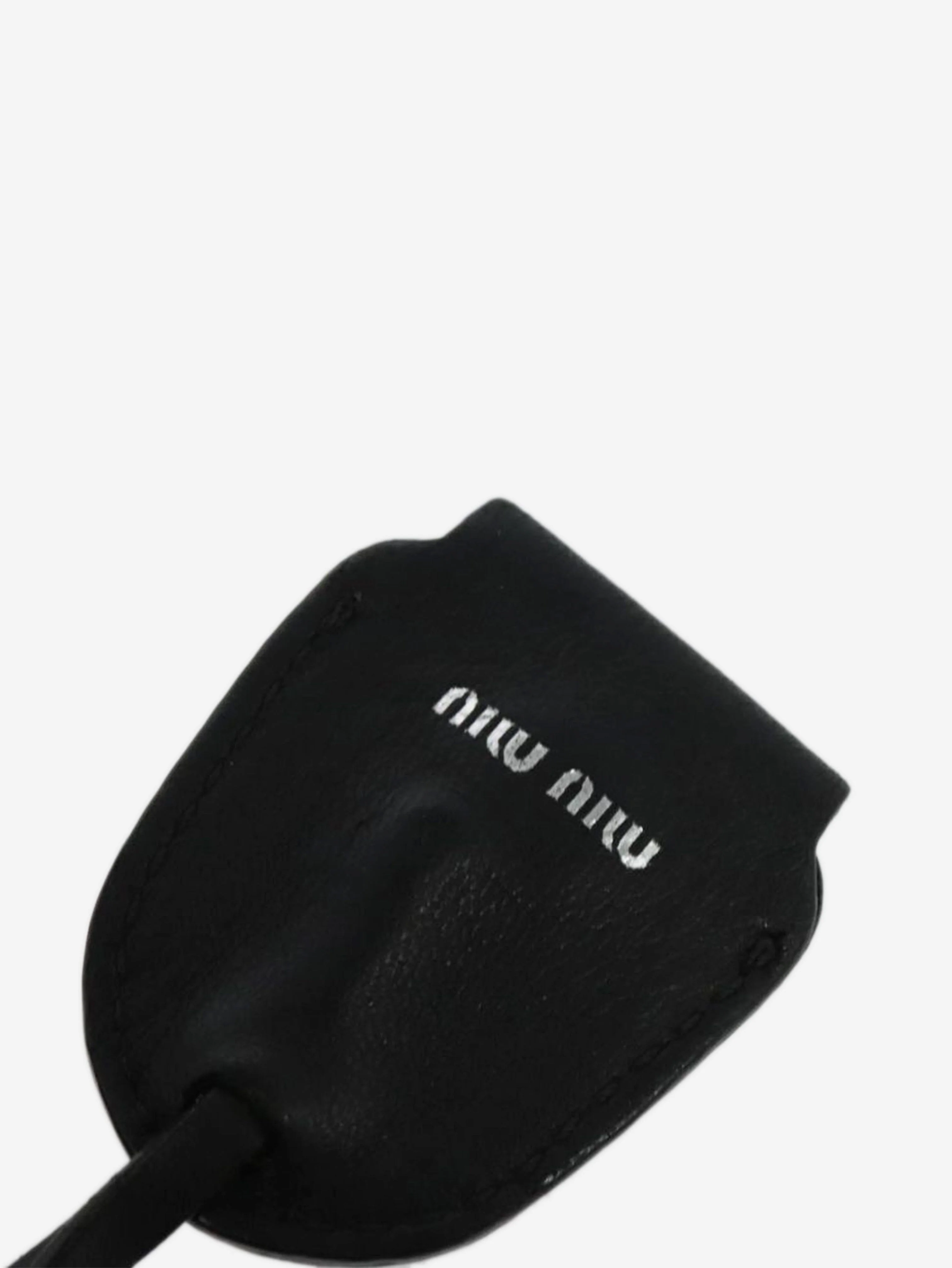 Black Matelasse leather chain bag - Image 17