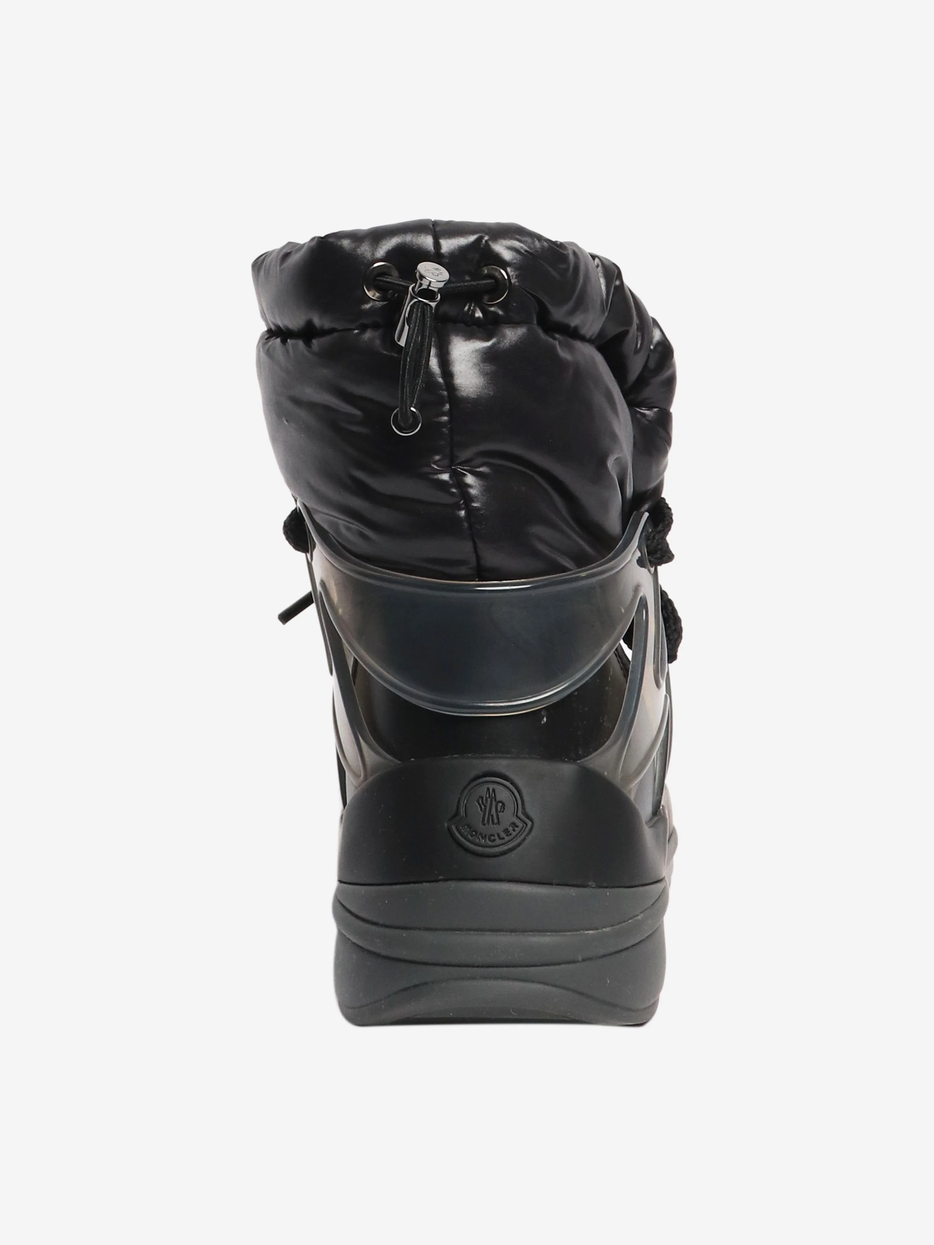 Black lace up winter boots - size EU 39 (UK 6) - Image 3