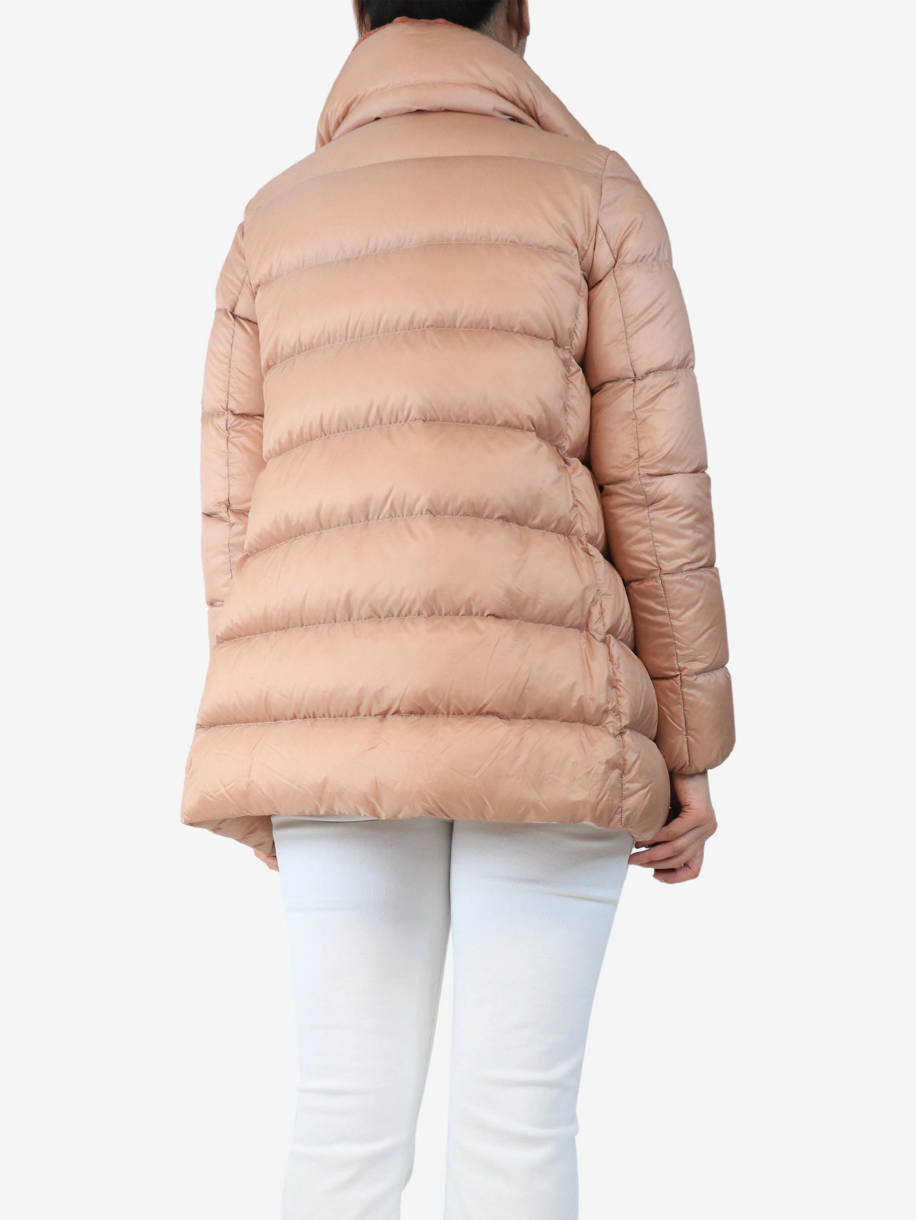 Salmon puffer jacket - size UK 10 - Image 2