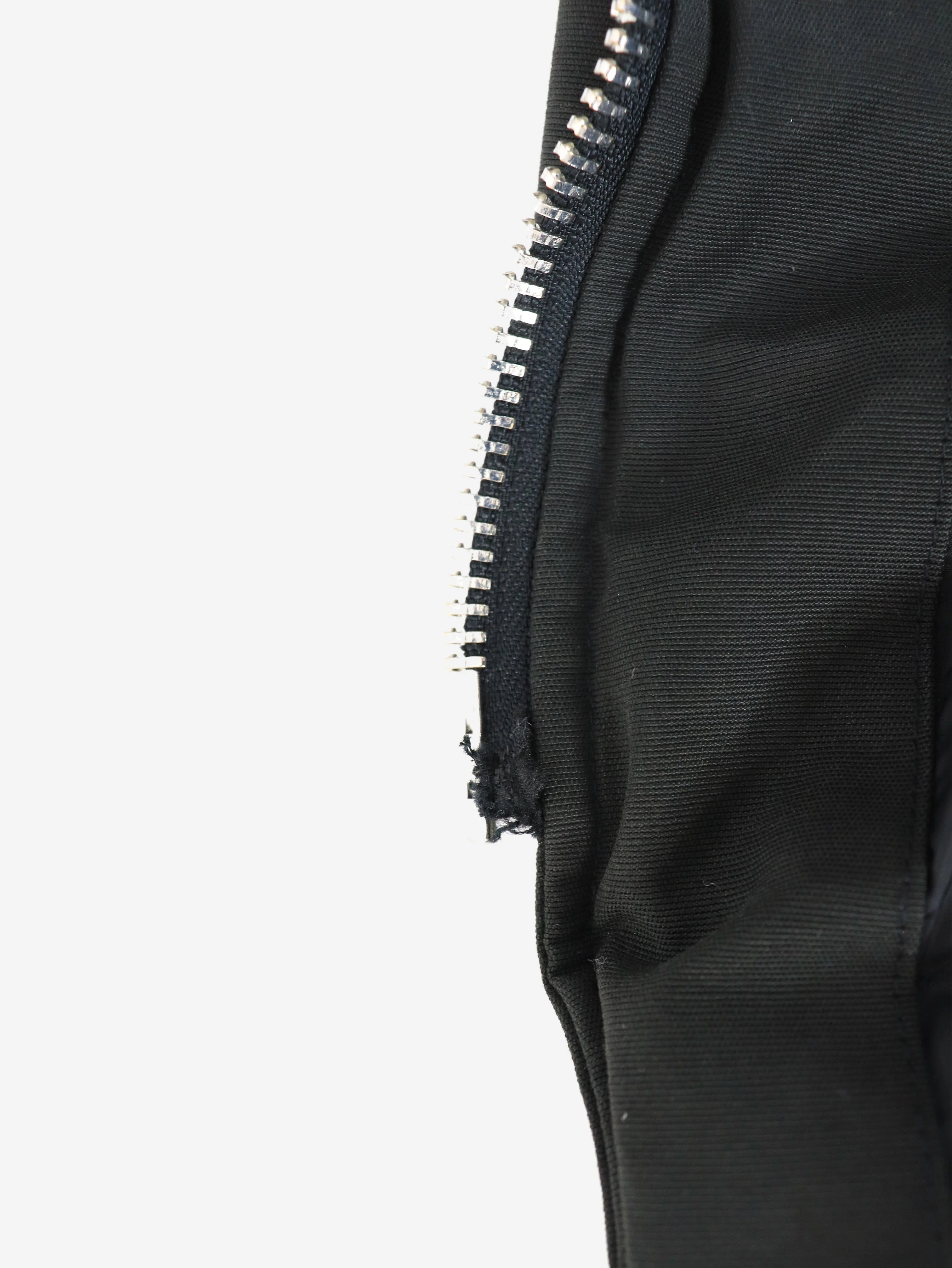 Black down jacket with fur hood - size S - Image 7