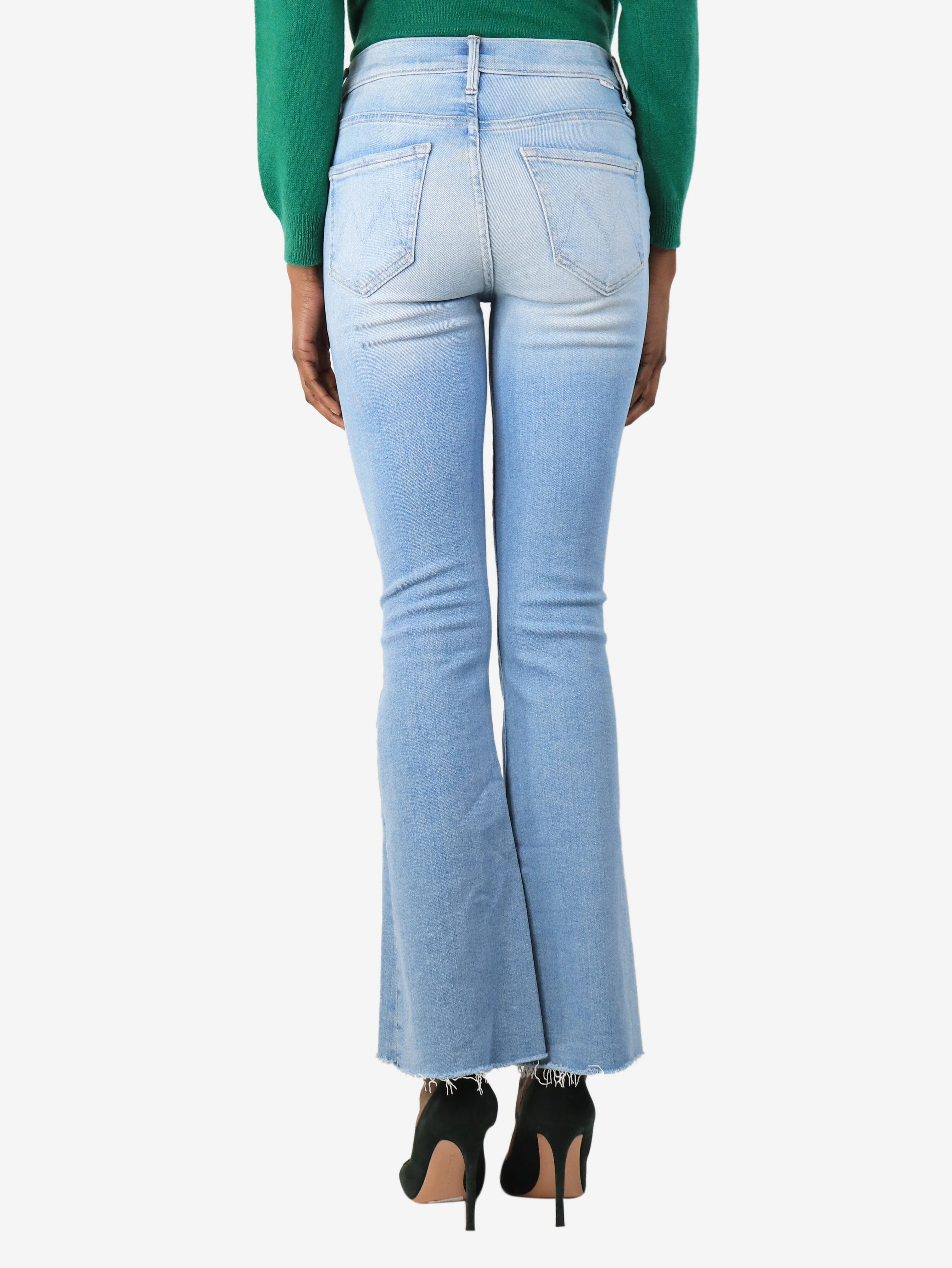 Blue bootcut jeans - size UK 6 - Image 3