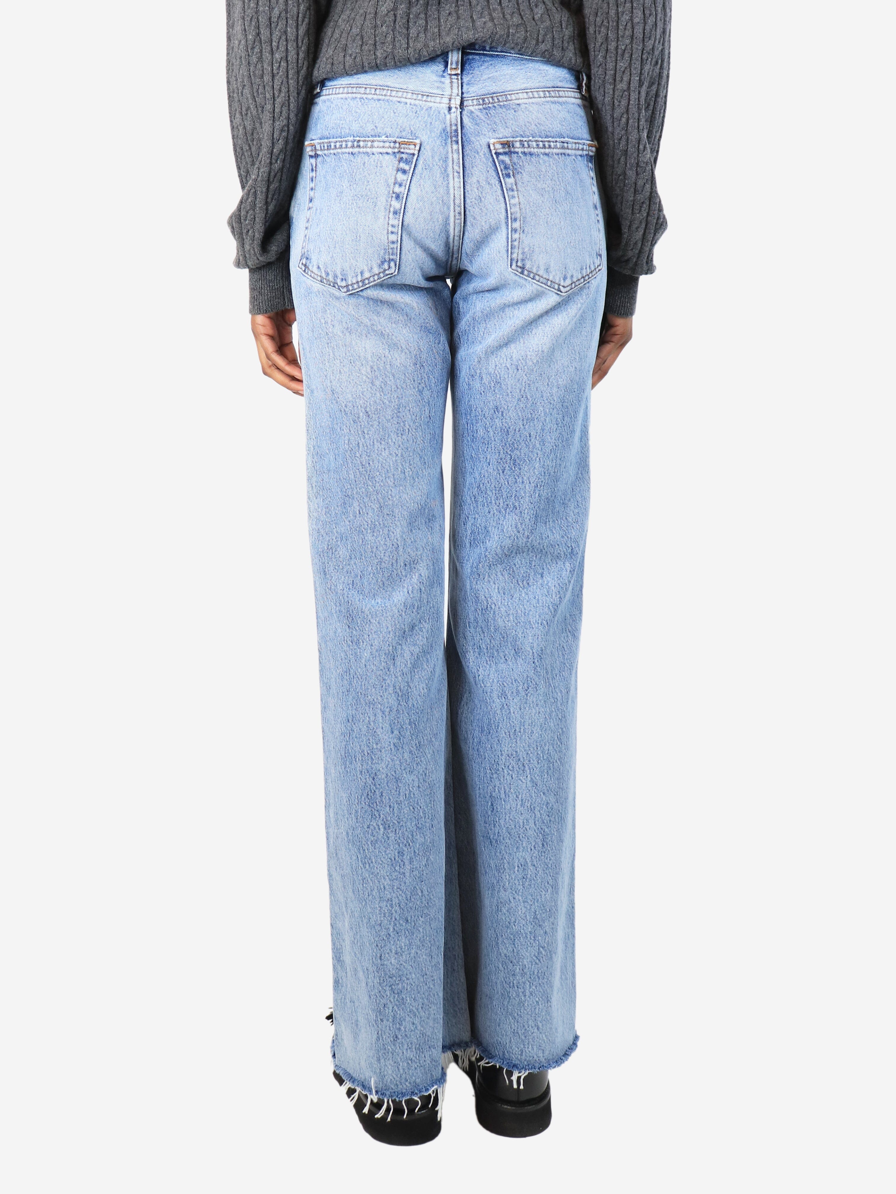 Blue flared jeans - size UK 6 - Image 3