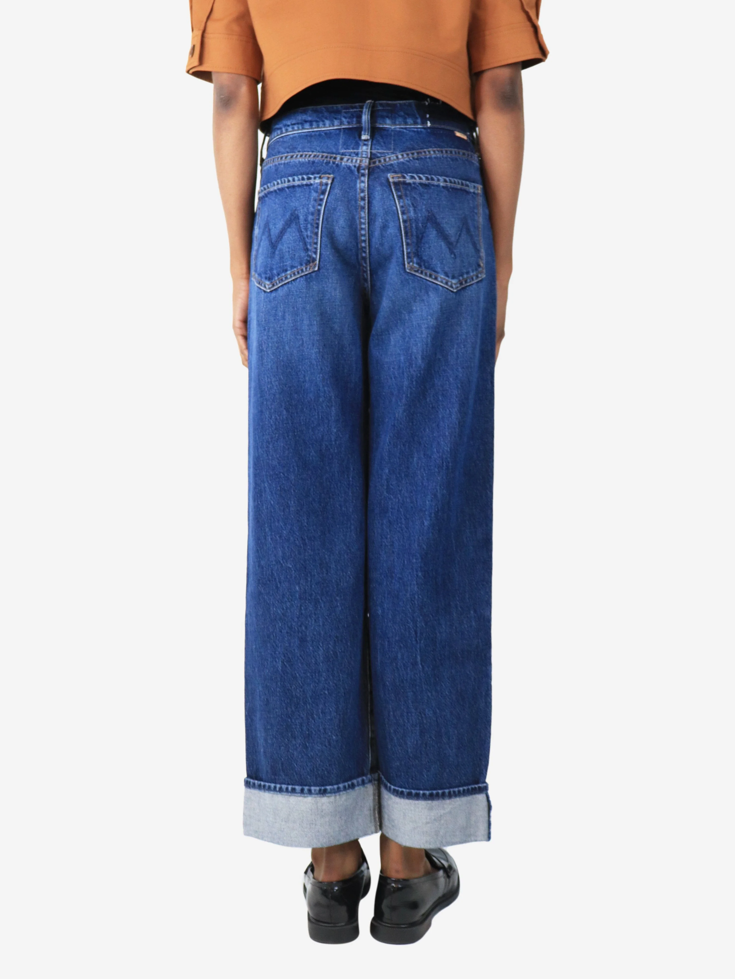 Blue relaxed-fit jeans - size UK 6 - Image 3