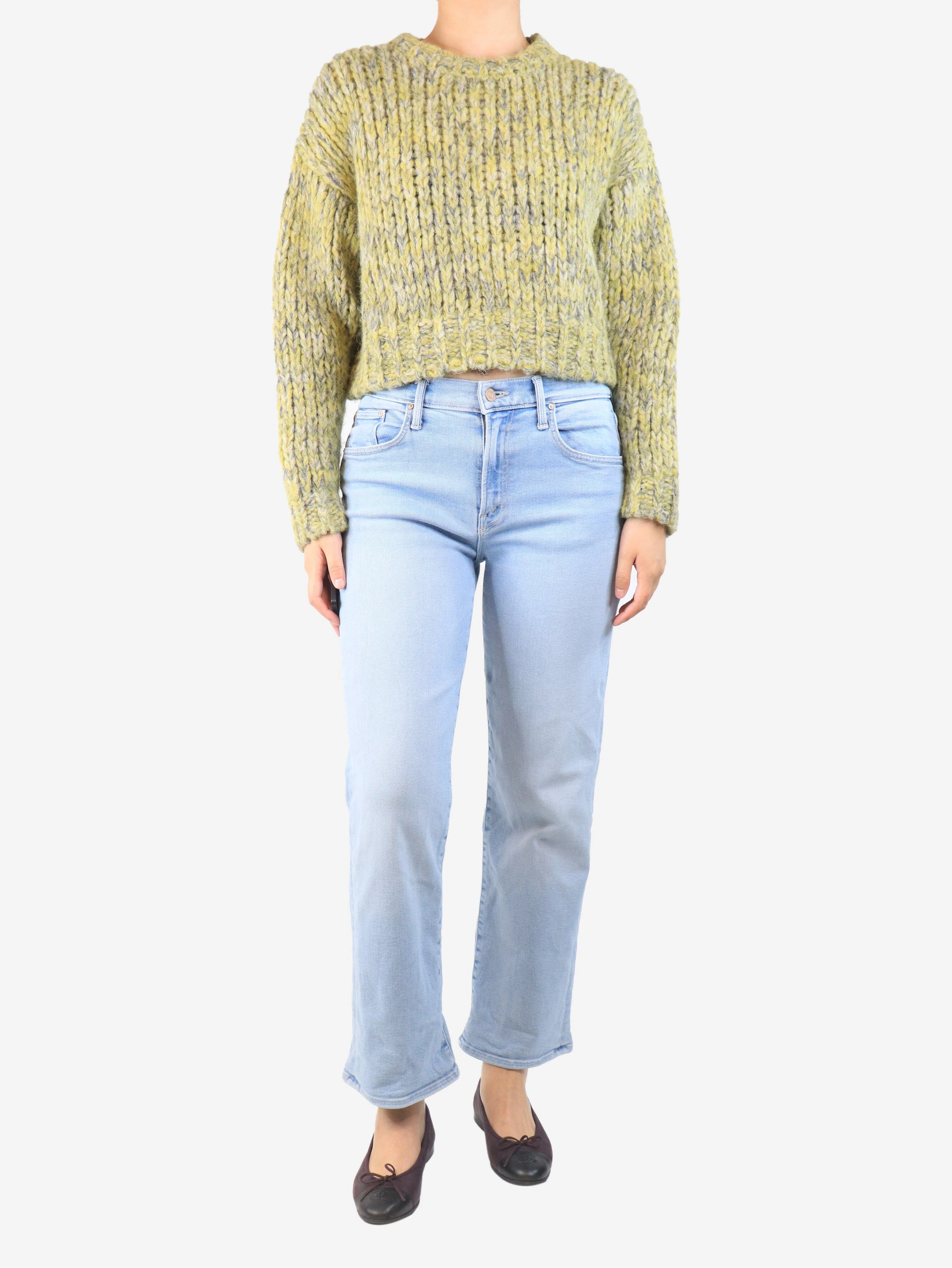 Mother Blue straight leg jeans - size UK 10 - Image 2