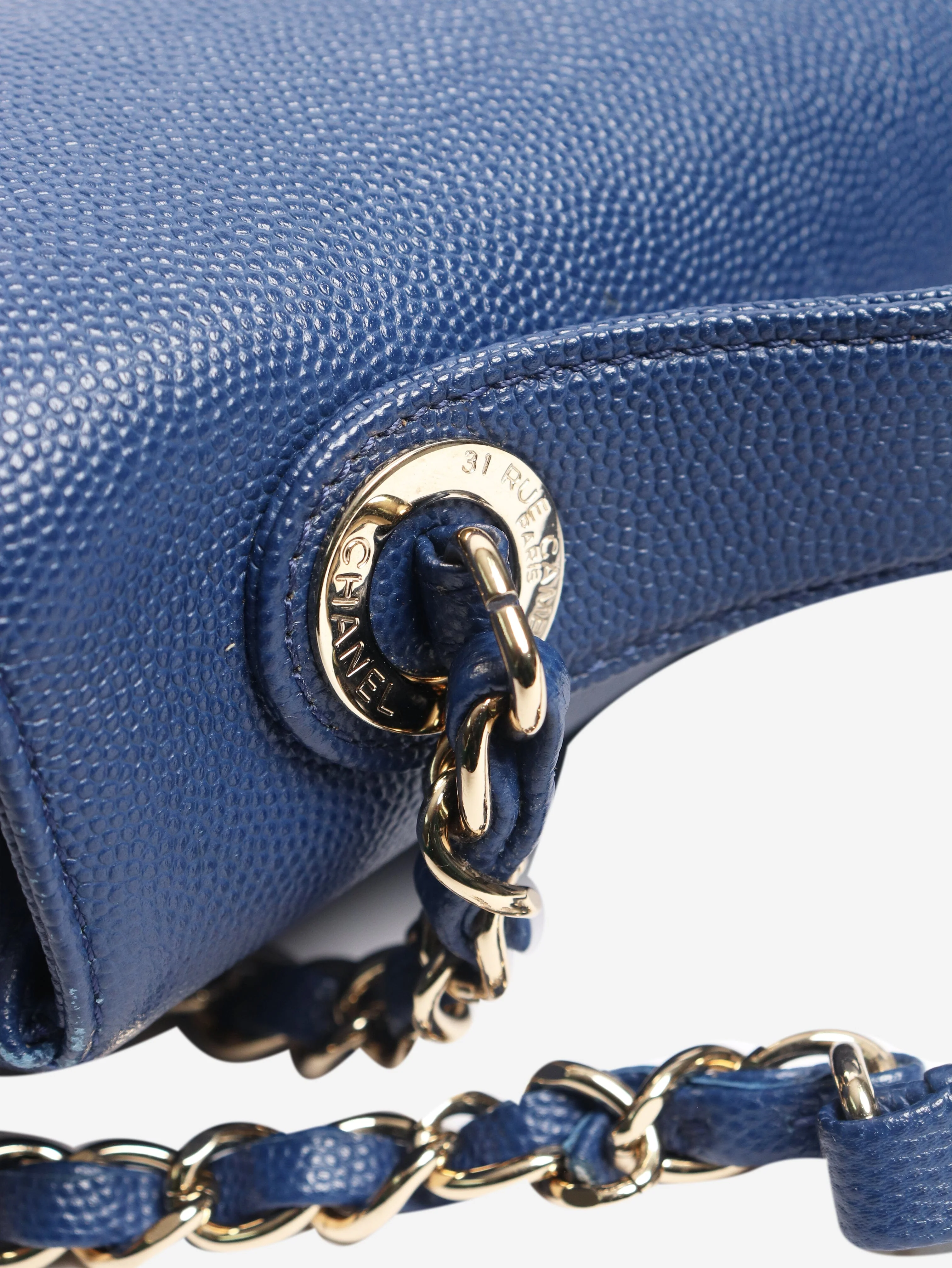Navy blue business affinity flap bag - Image 6