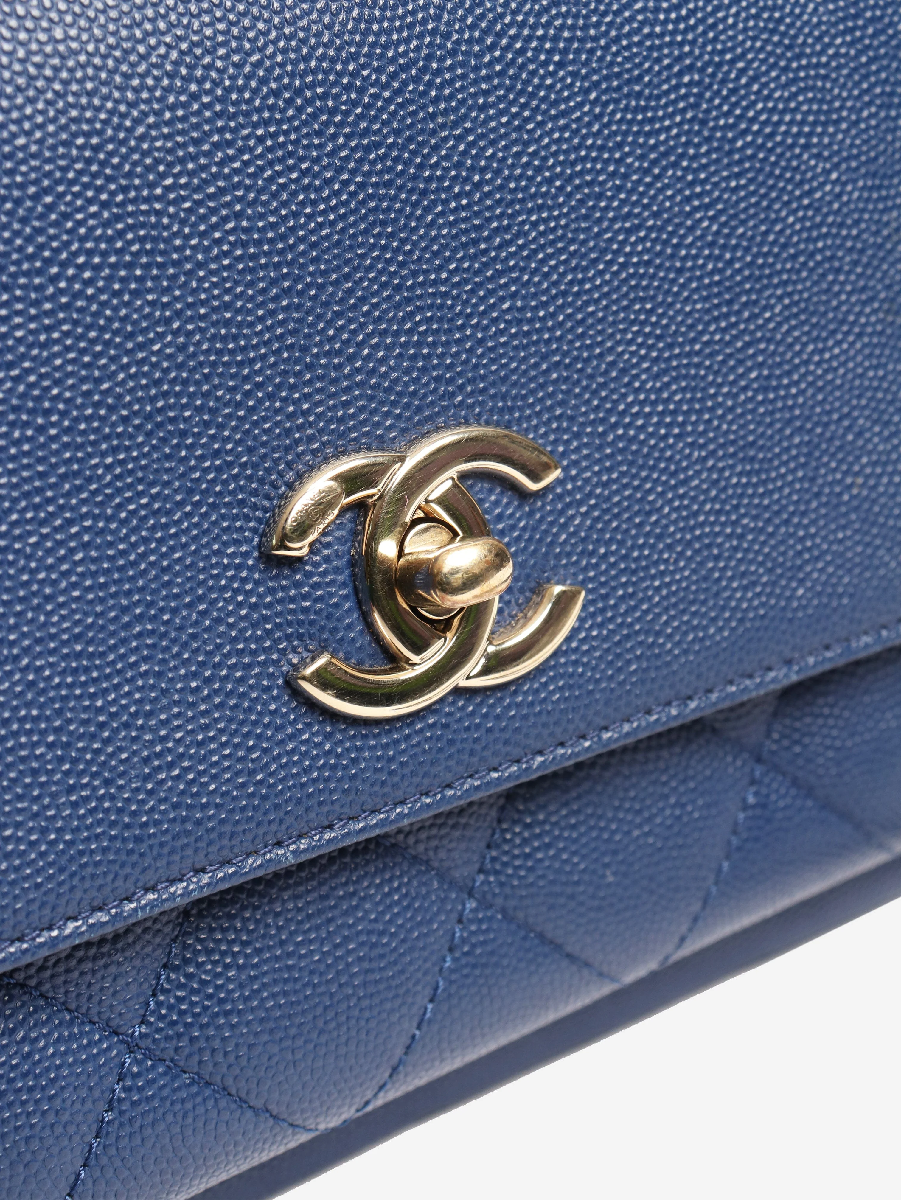 Navy blue business affinity flap bag - Image 7