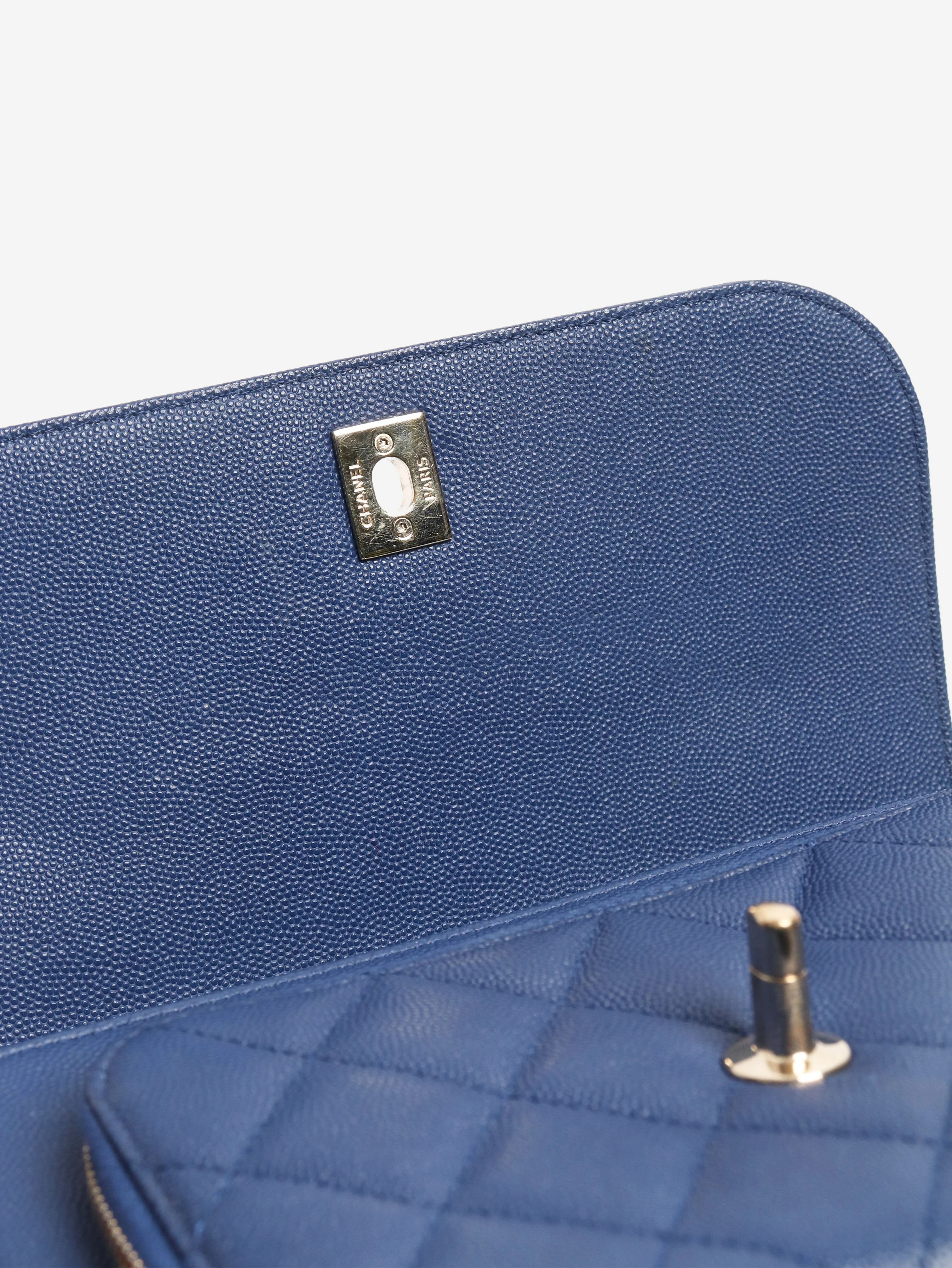 Navy blue business affinity flap bag - Image 8