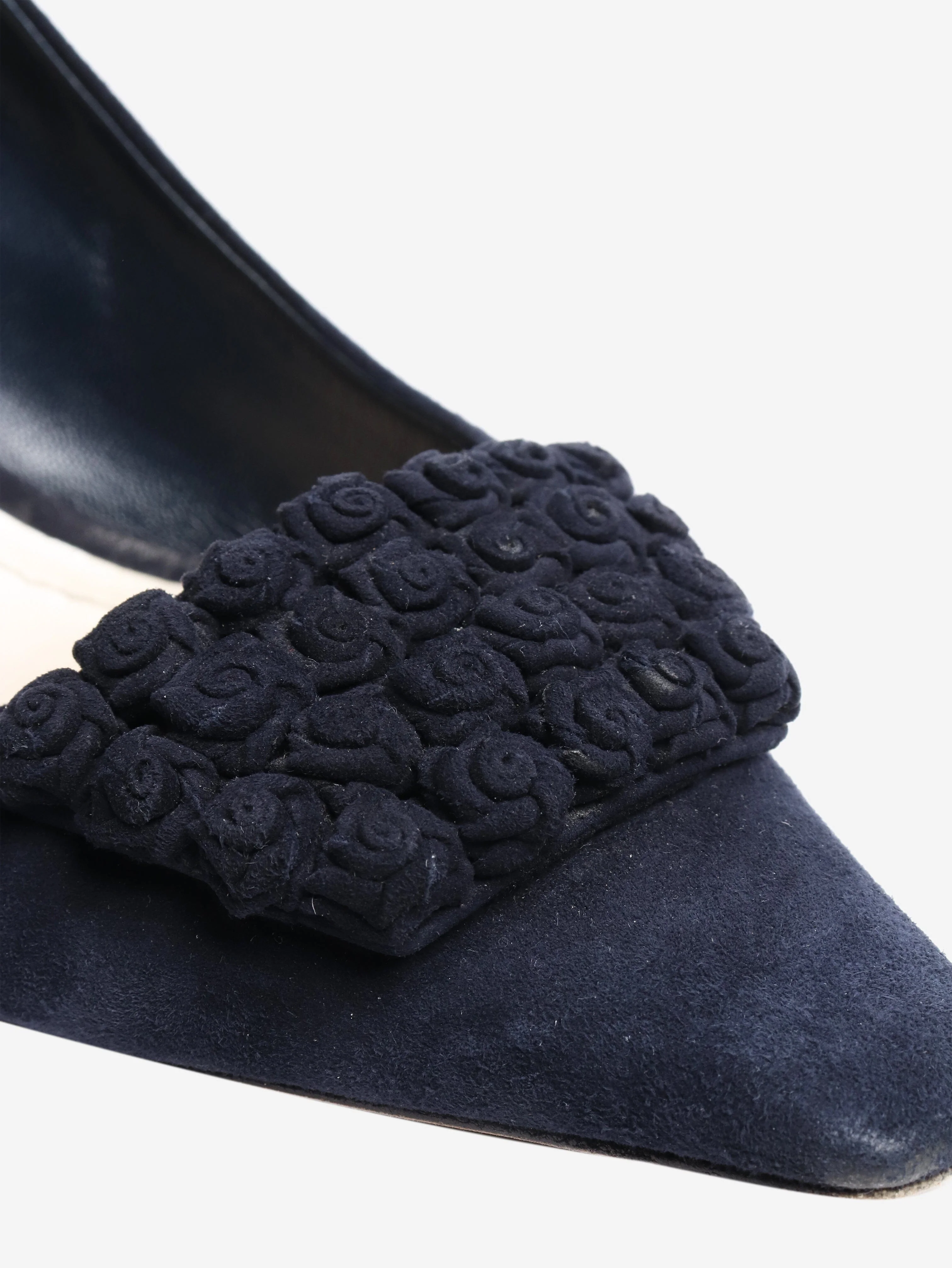 Navy suede pumps - size EU 41 - Image 5