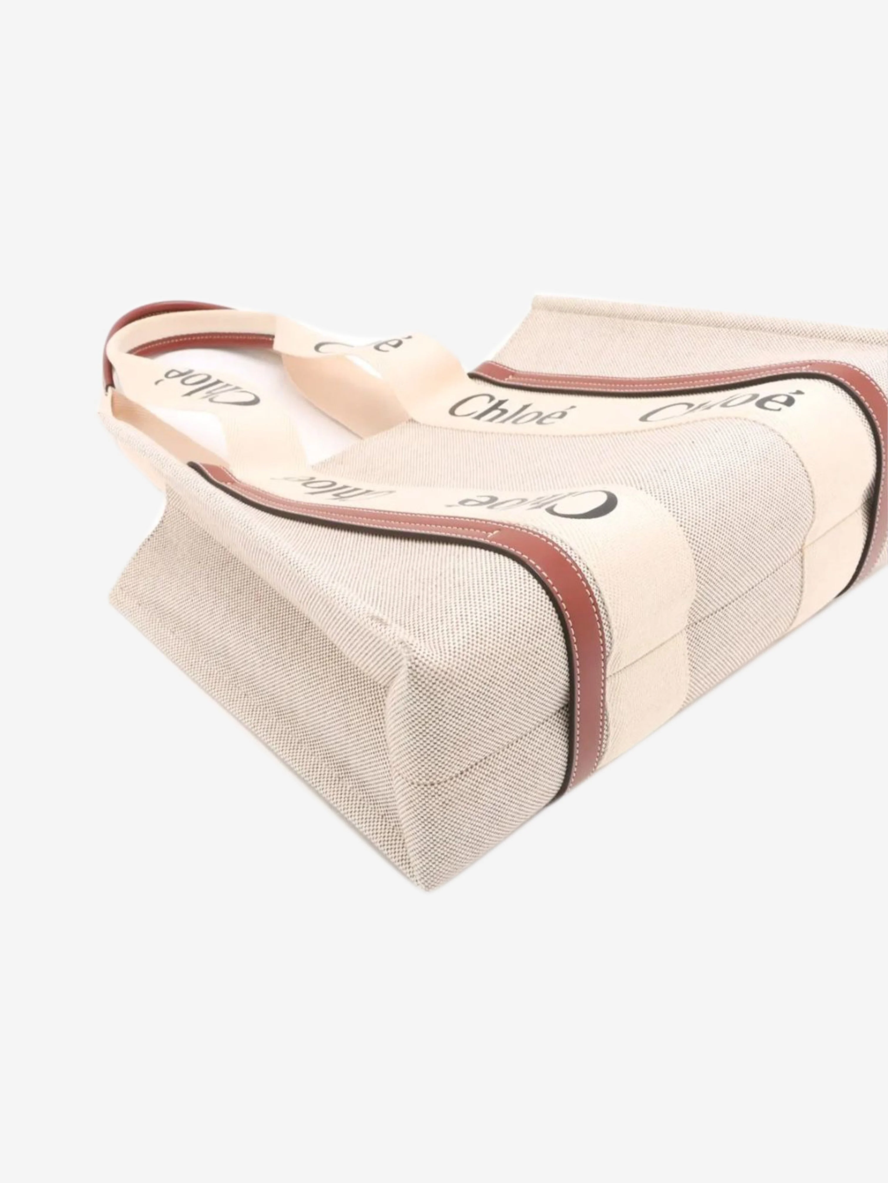 Neutral medium Woody tote bag - Image 4