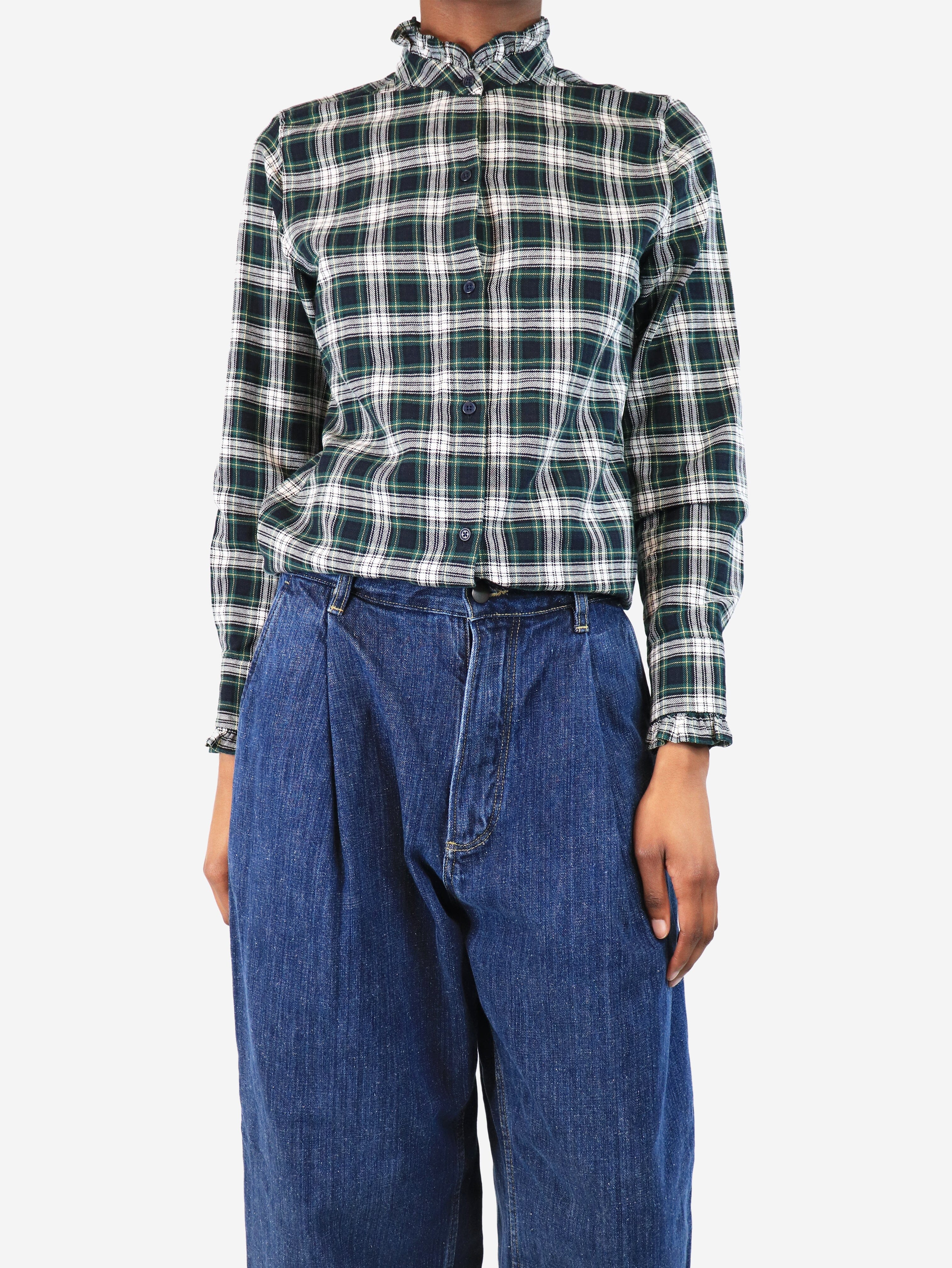 Muticolour check shirt - size XS