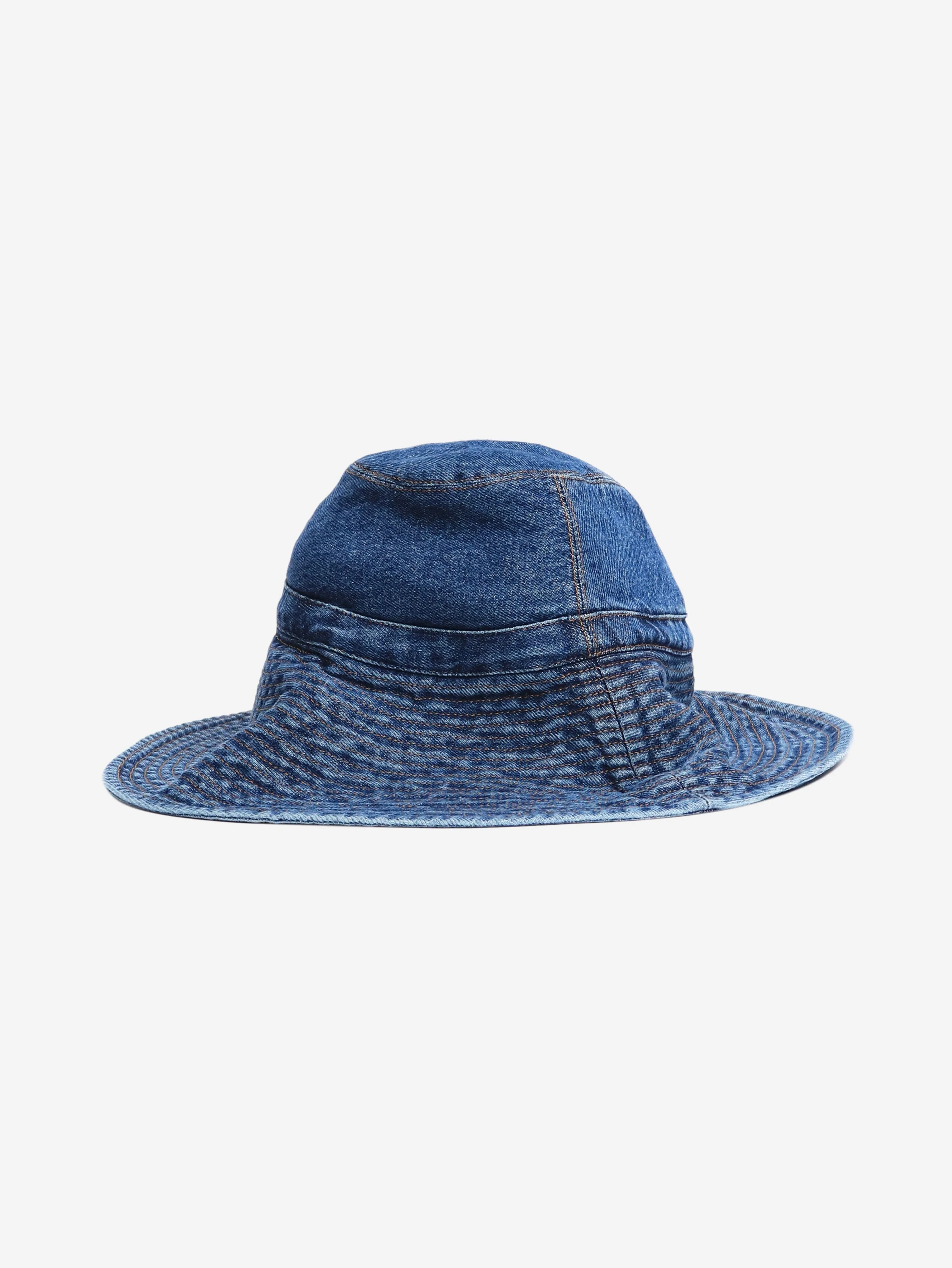 Blue denim bucket hat