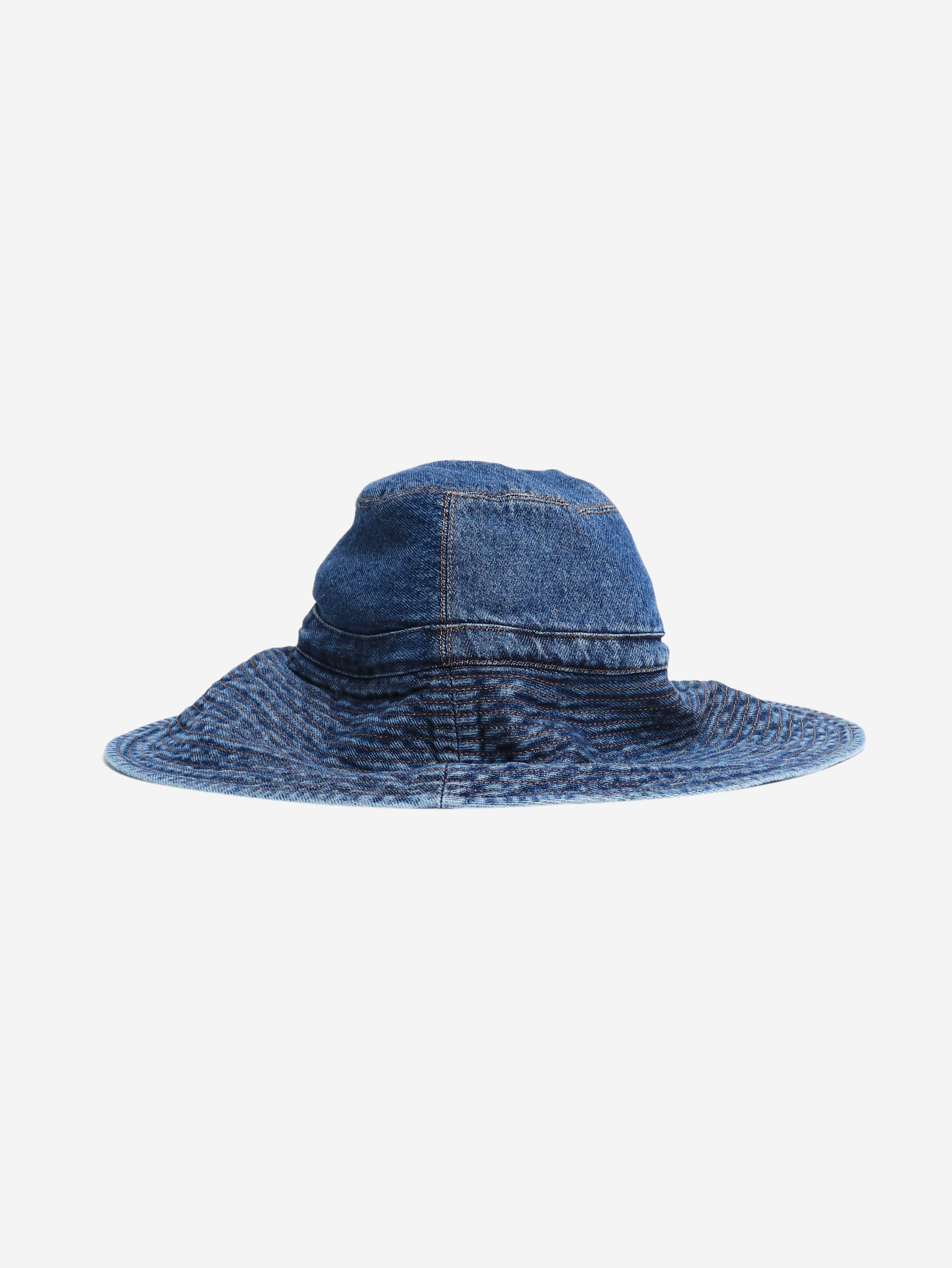Blue denim bucket hat - Image 2