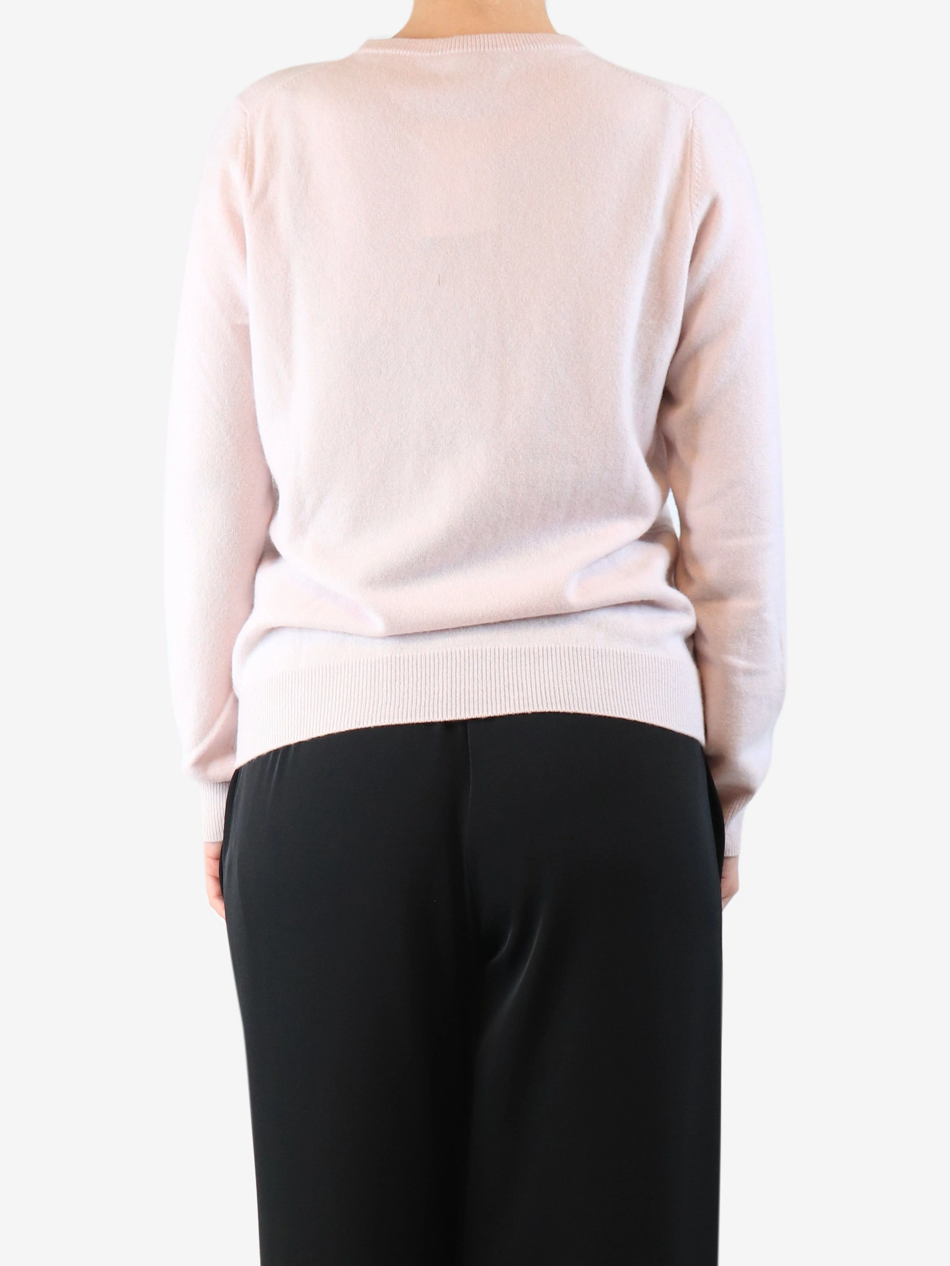 Light pink cashmere cardigan - size M - Image 2