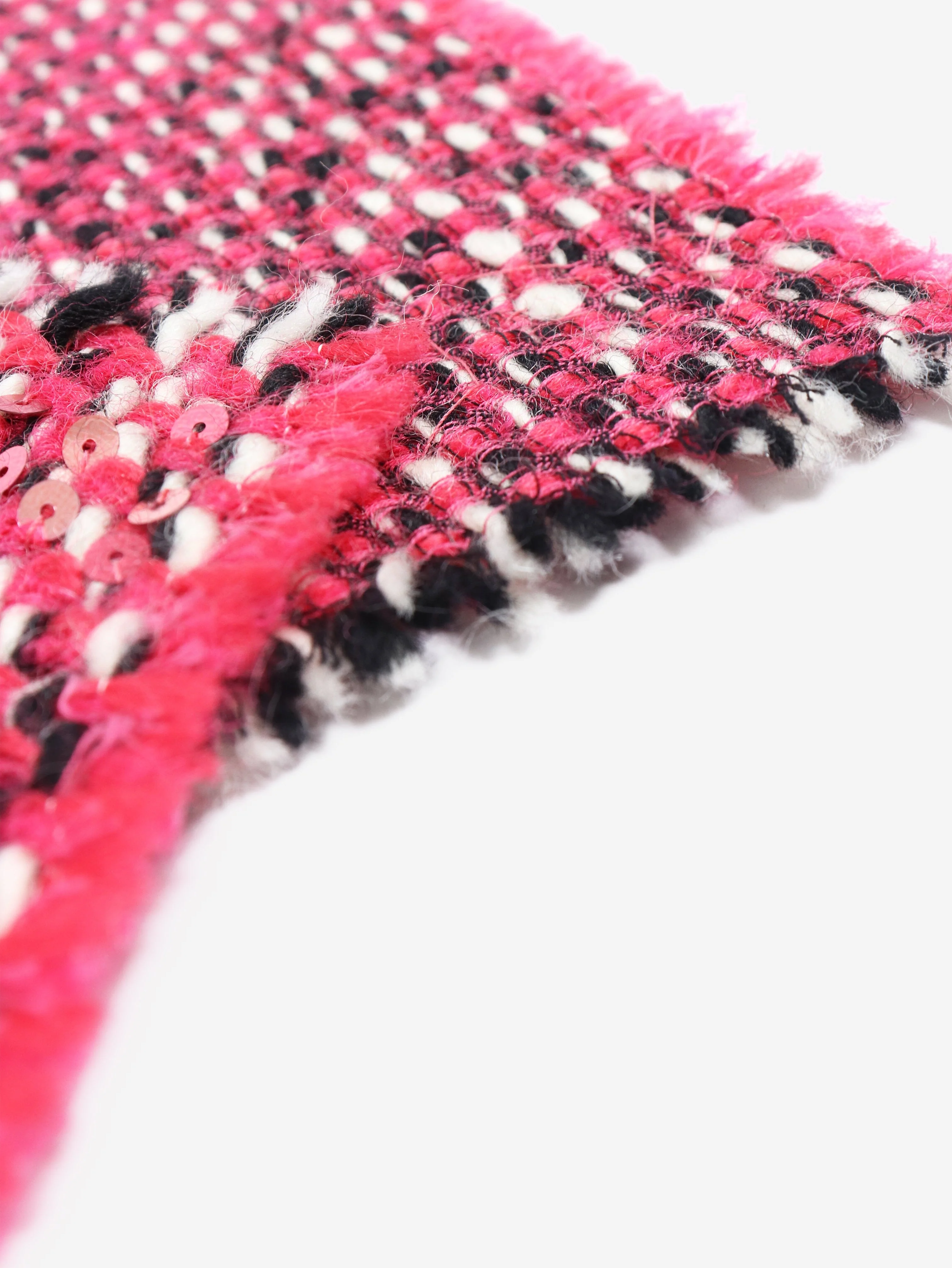 NY Yankees pink sequin knit scarf - Image 4