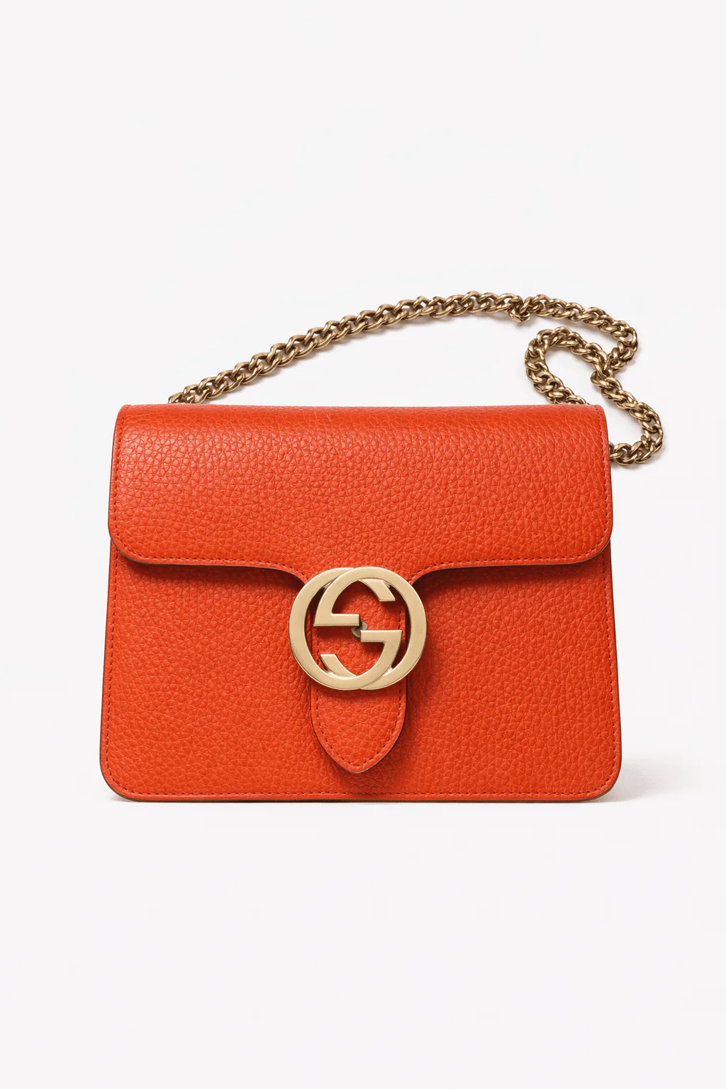 Orange Interlocking G crossbody bag