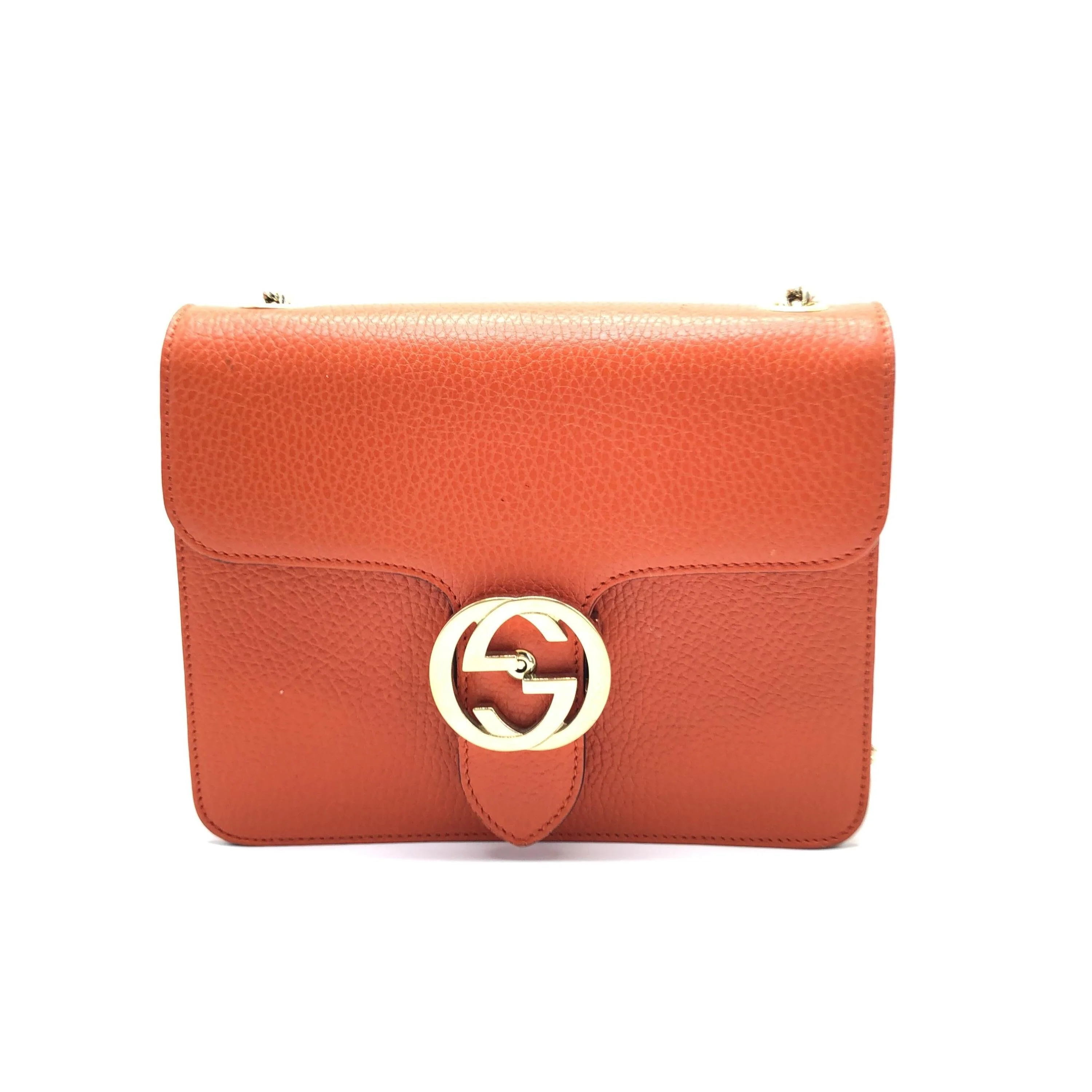 Orange Interlocking G crossbody bag - Image 2
