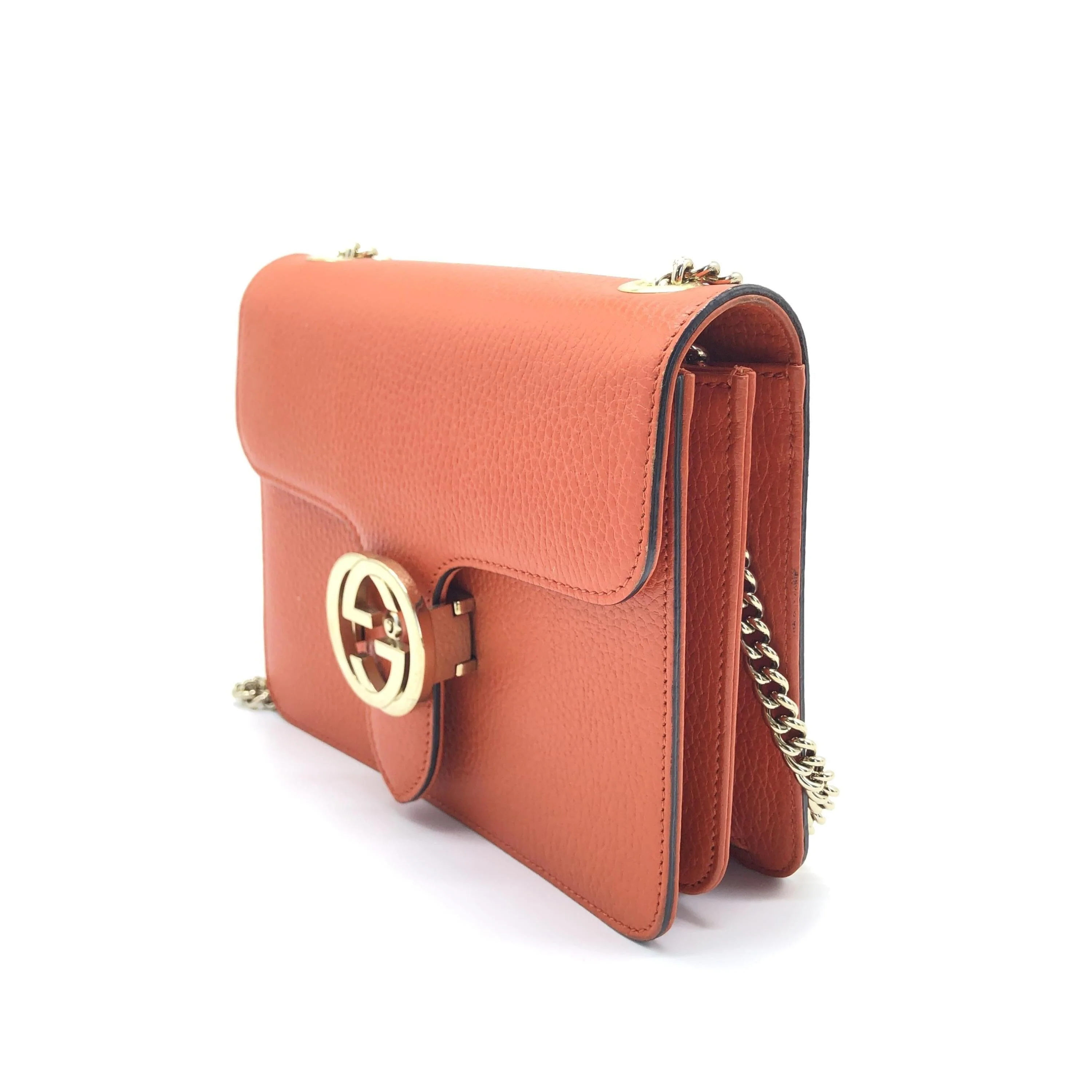 Orange Interlocking G crossbody bag - Image 3