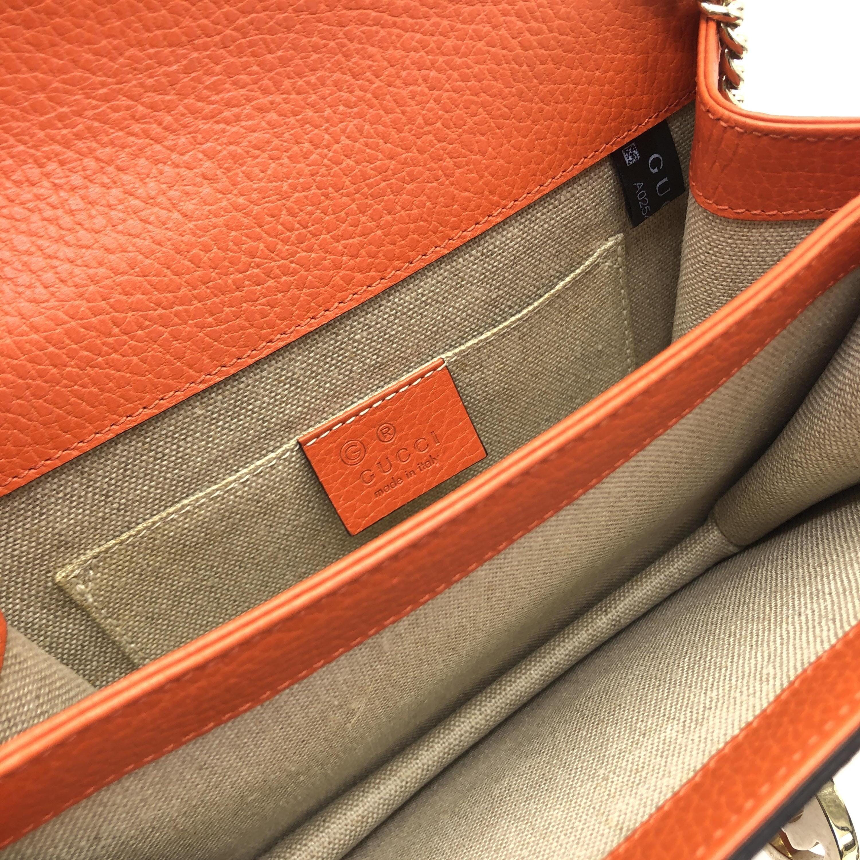 Orange Interlocking G crossbody bag - Image 5